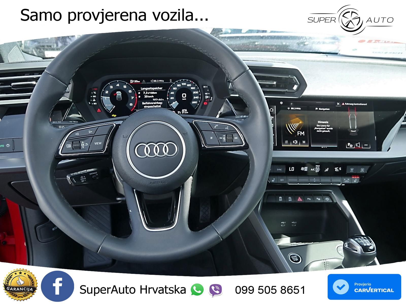 Audi A3 35 TFSI (150 KS) advanced
