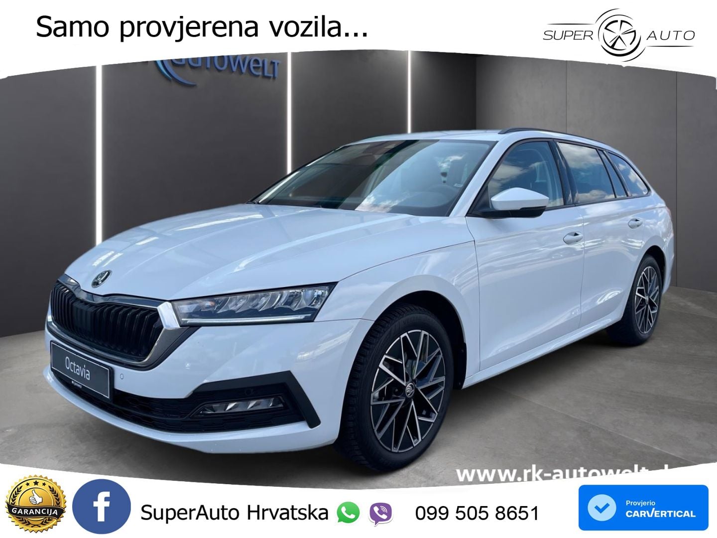 Škoda Octavia Combi 1.5 TSI (150 KS) DSG LED+GR SJED+ACC