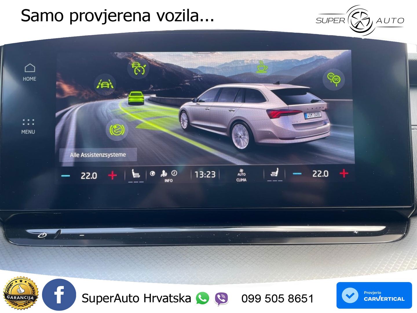 Škoda Octavia Combi 1.5 TSI (150 KS) DSG LED+GR SJED+ACC