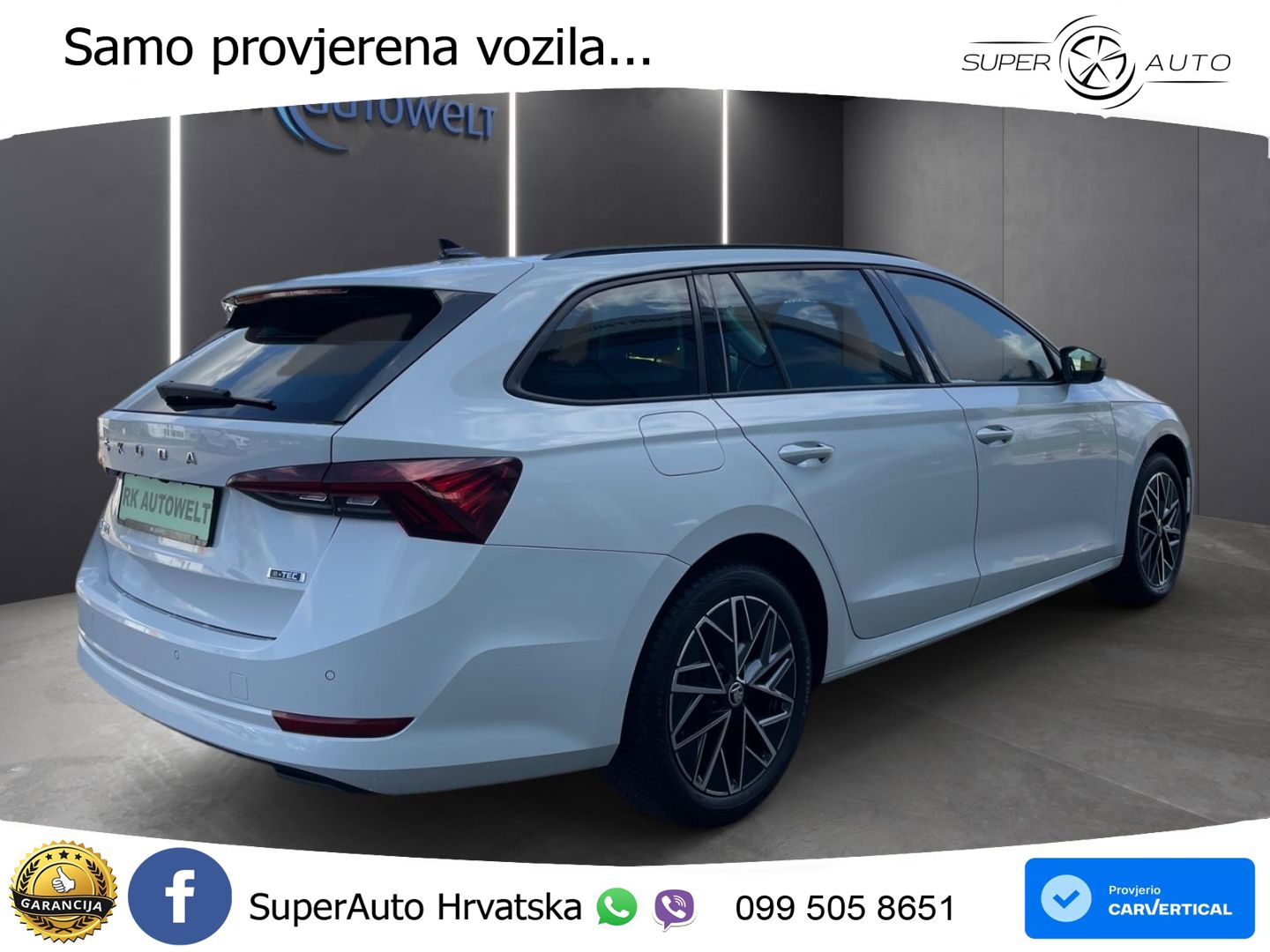 Škoda Octavia Combi 1.5 TSI (150 KS) DSG LED+GR SJED+ACC