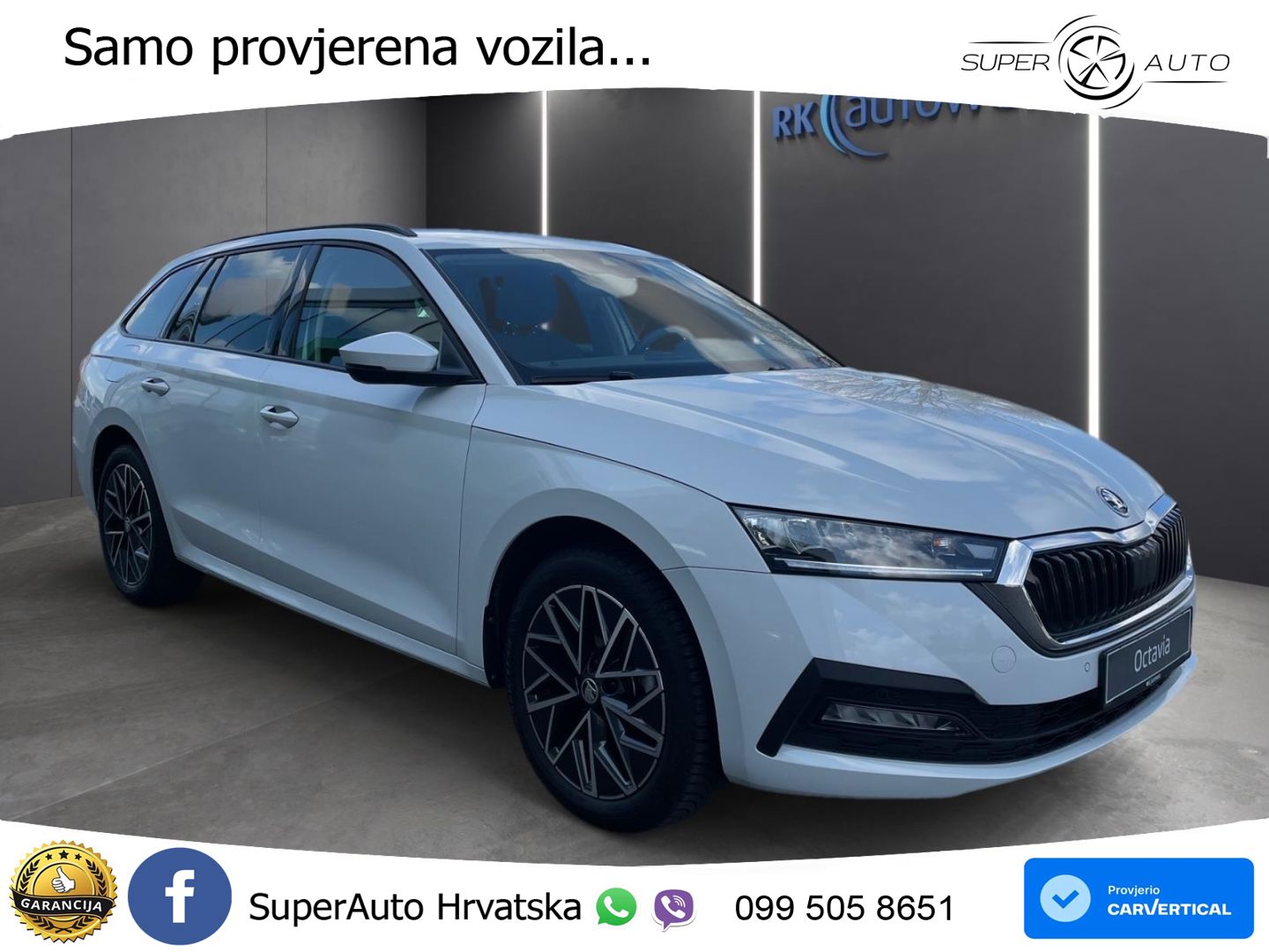 Škoda Octavia Combi 1.5 TSI (150 KS) DSG LED+GR SJED+ACC
