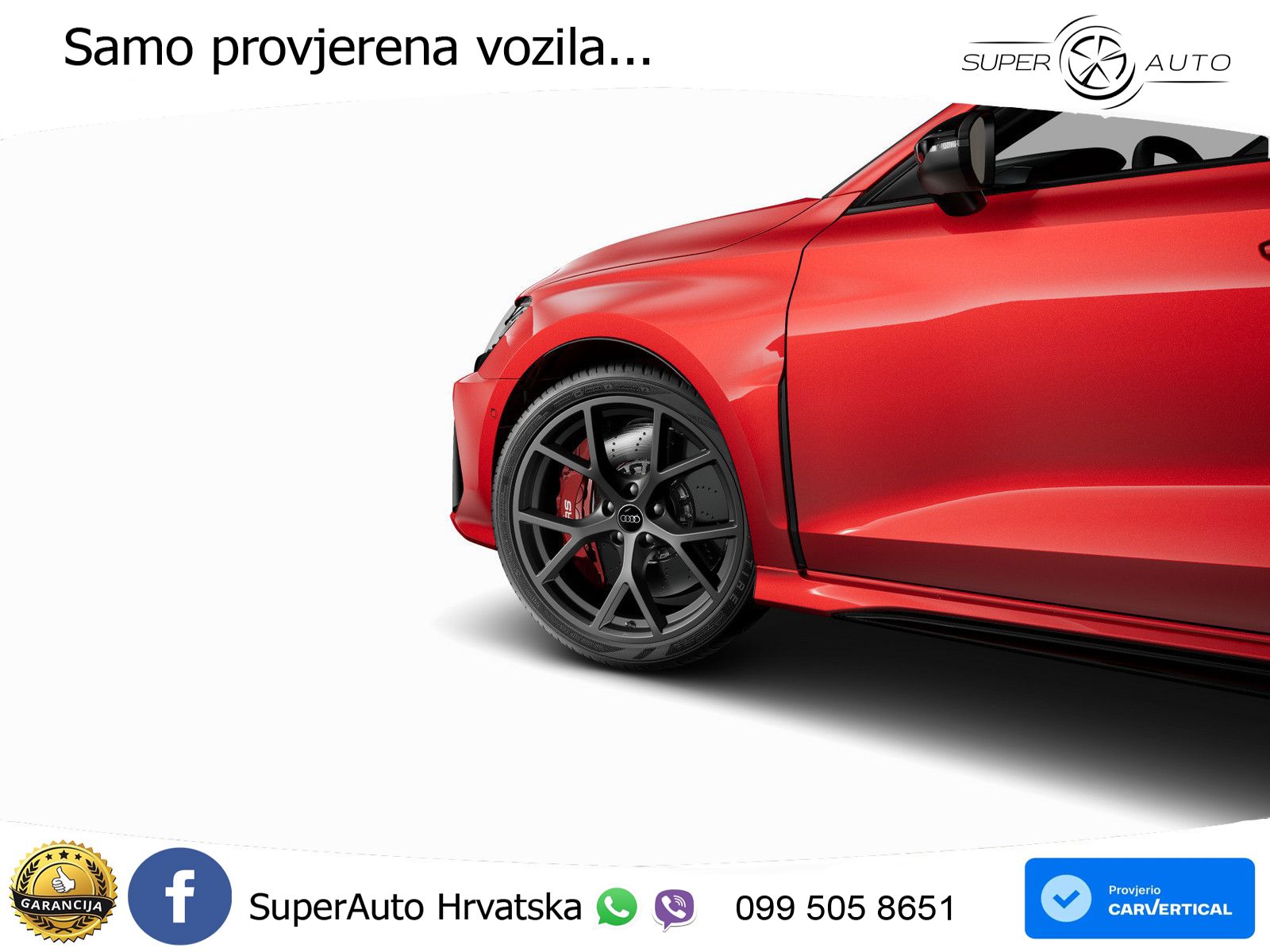 Audi RS3 Sedan 2.5 TFSI (400 KS) quattro S tronic LED+GR SJED+ACC
