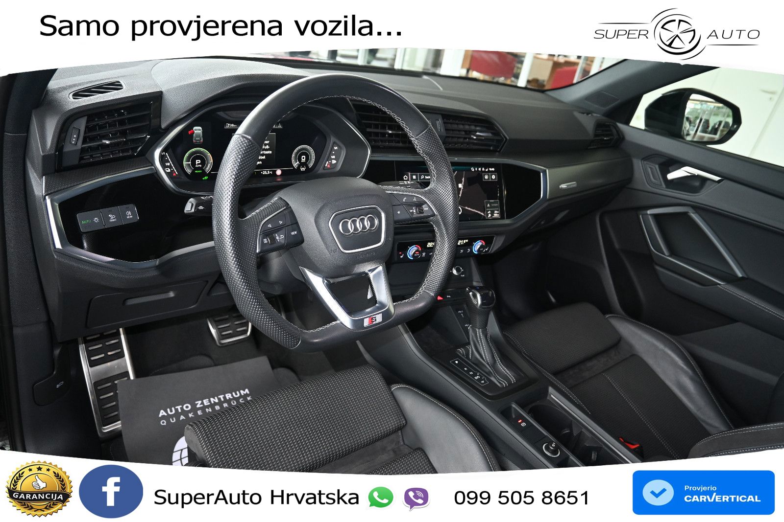 Audi Q3 45 TFSIe (245 KS) S tronic S line LED+GR SJED+ACC