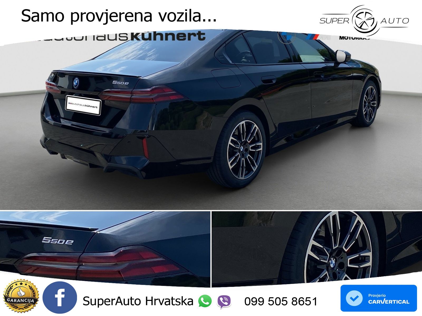 BMW 550e (489 KS) xDrive Steptronic M Sport LED+GR SJED+ACC