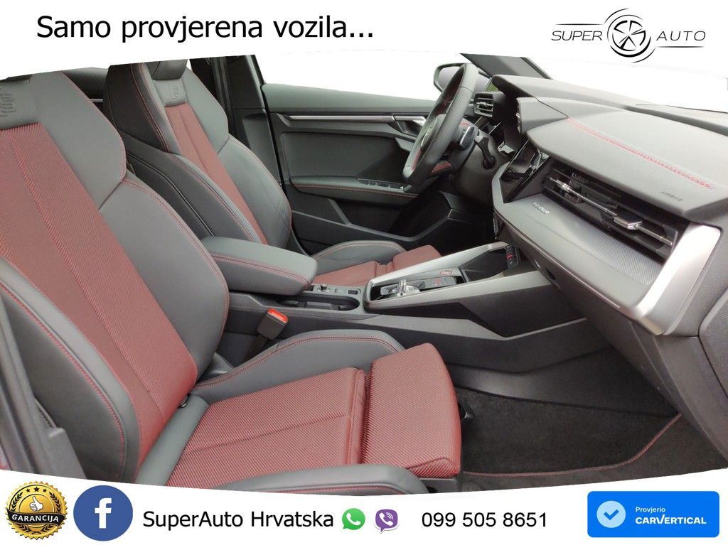 Audi S3 2.0 TFSI (310 KS) quattro S tronic MATRIX+GR SJED+KAM