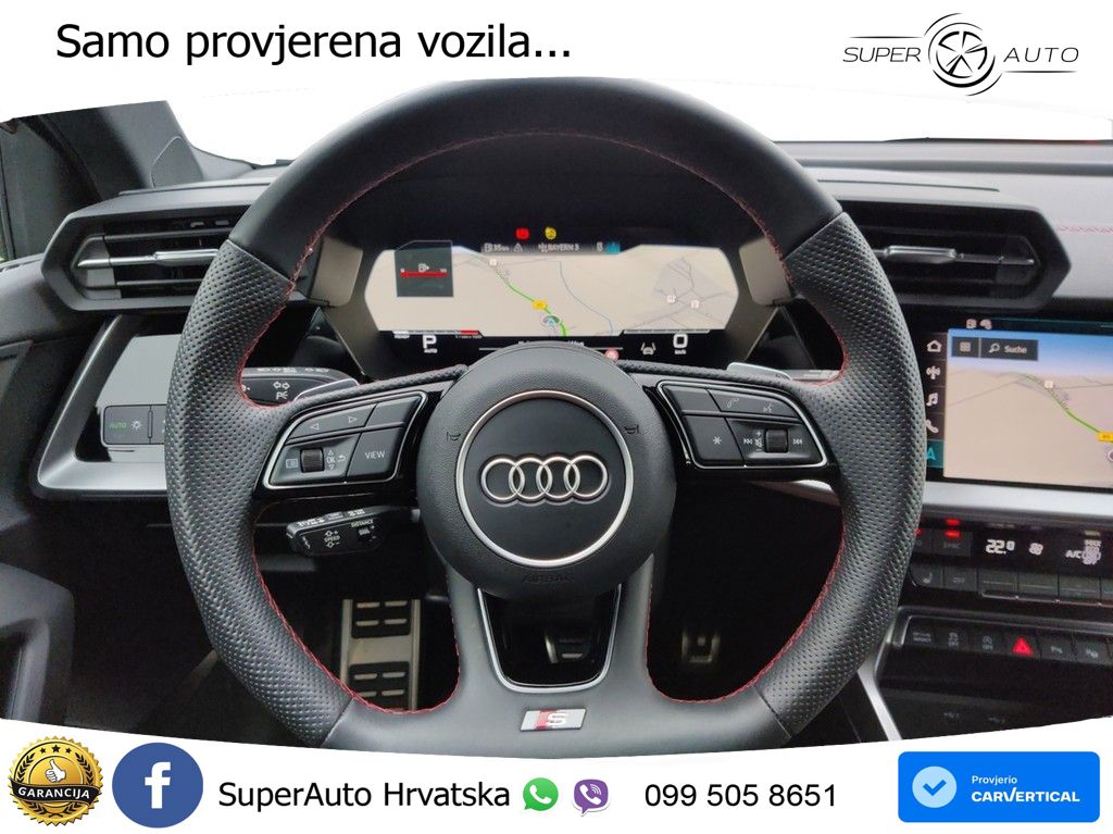 Audi S3 2.0 TFSI (310 KS) quattro S tronic MATRIX+GR SJED+KAM