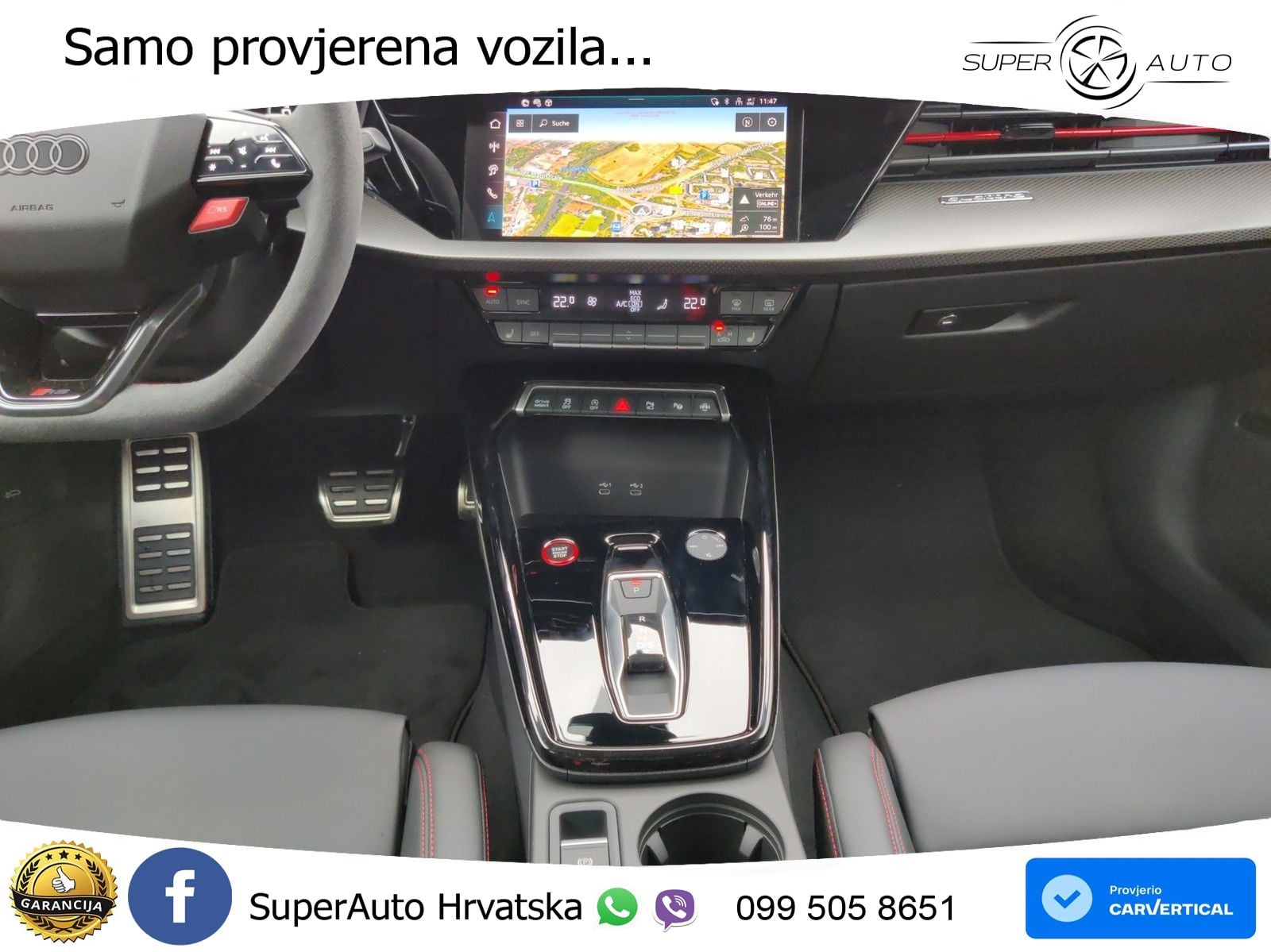 Audi RS3 Sedan 2.5 TFSI (400 KS) quattro S tronic MATRIX+GR SJED+KAM