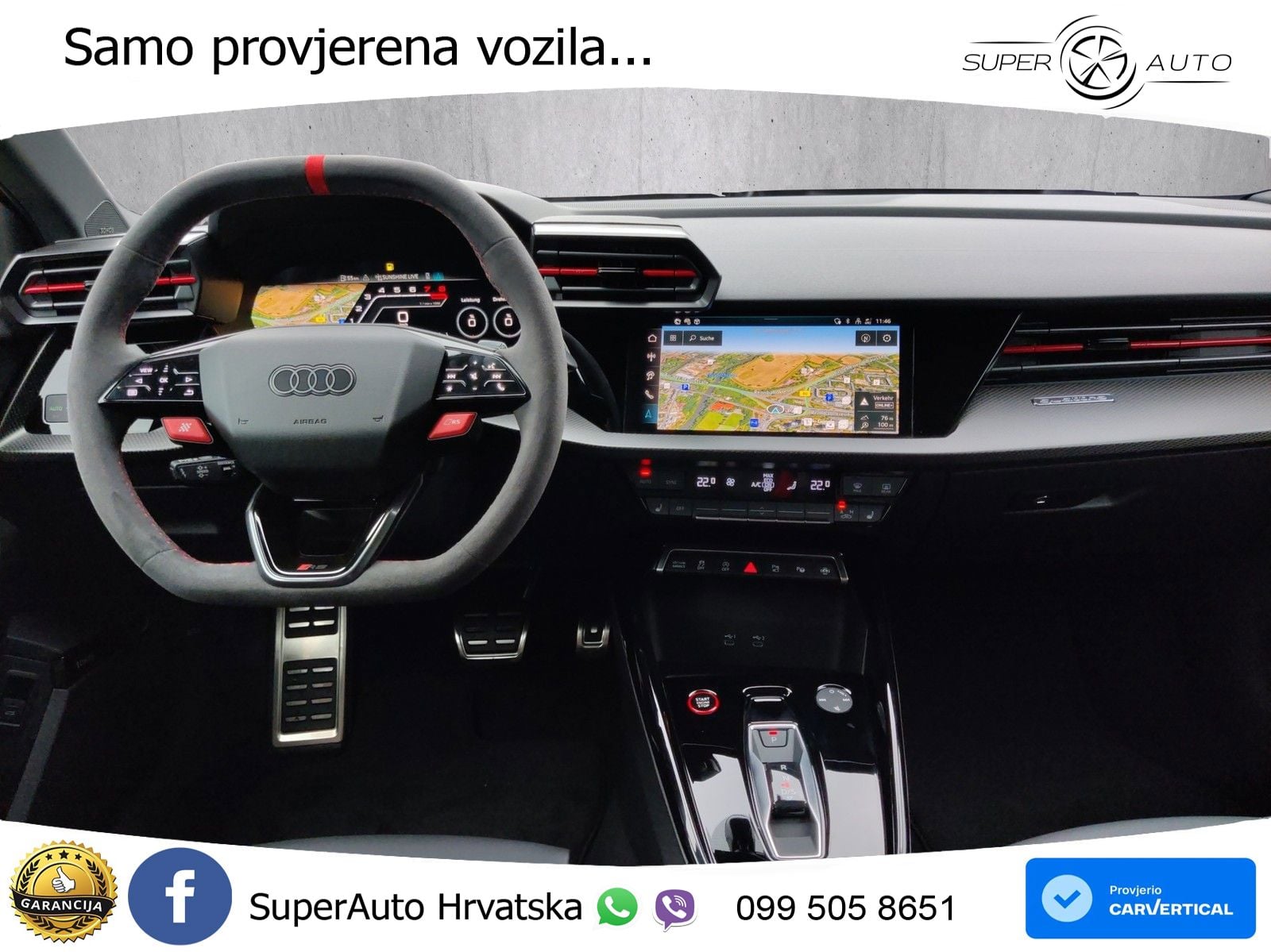 Audi RS3 Sedan 2.5 TFSI (400 KS) quattro S tronic MATRIX+GR SJED+KAM