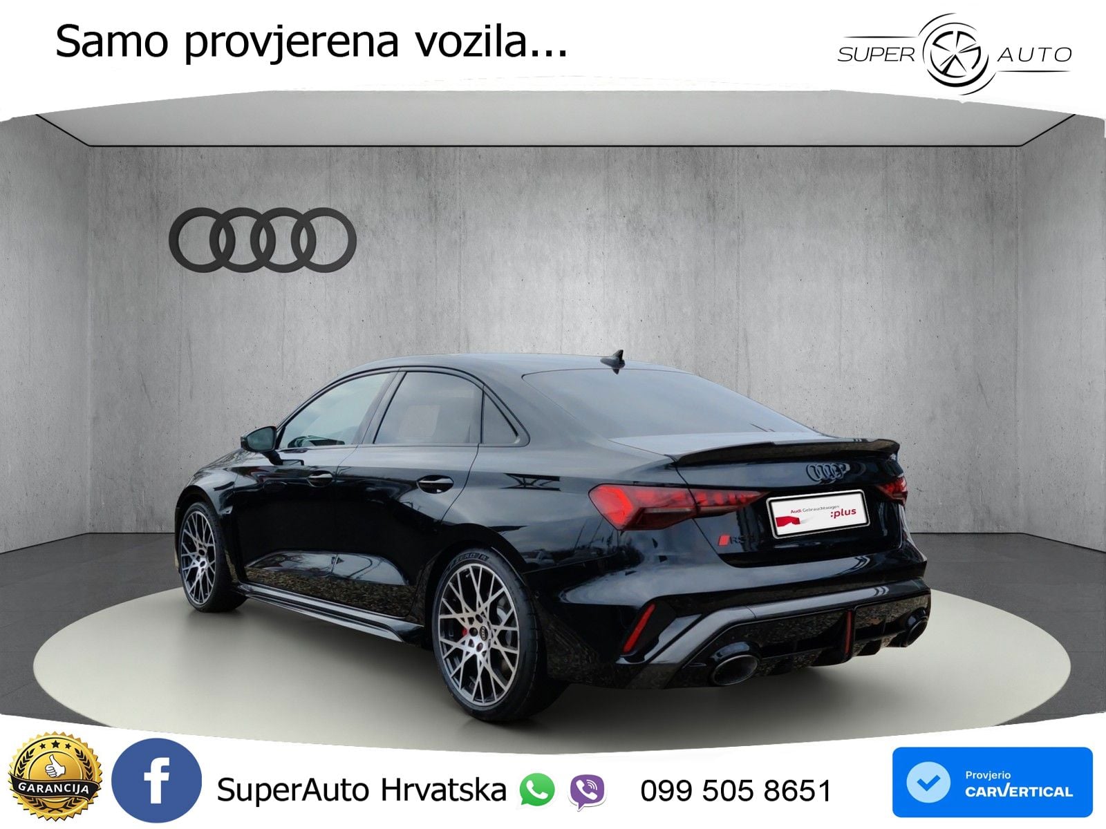Audi RS3 Sedan 2.5 TFSI (400 KS) quattro S tronic MATRIX+GR SJED+KAM