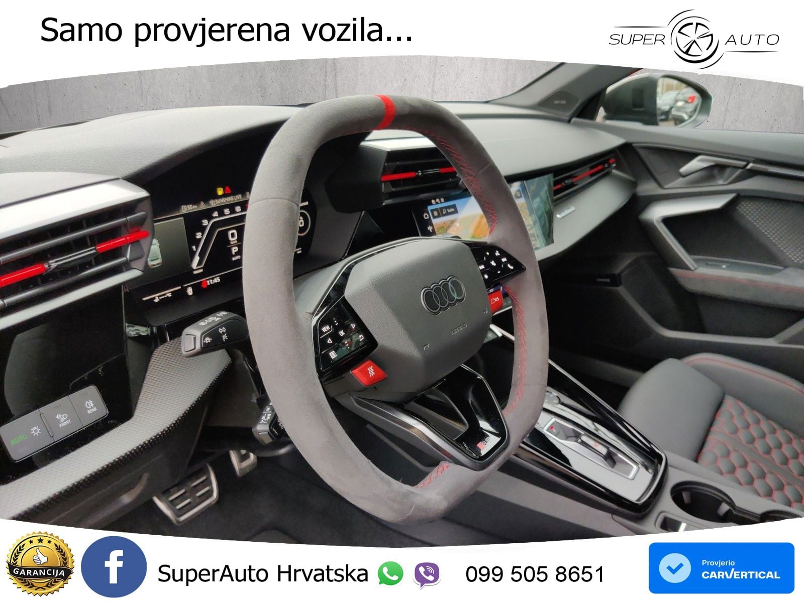 Audi RS3 Sedan 2.5 TFSI (400 KS) quattro S tronic MATRIX+GR SJED+KAM