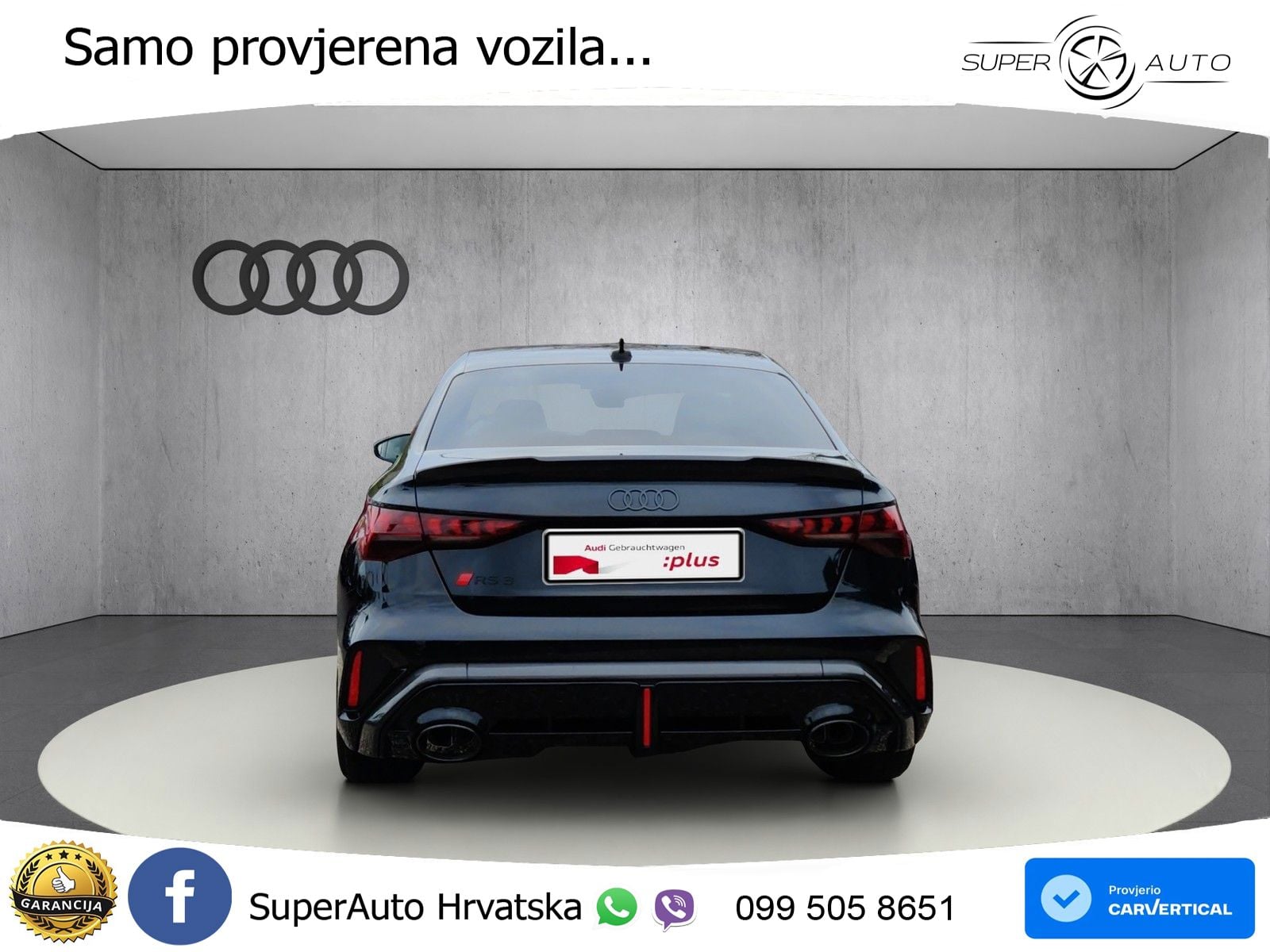 Audi RS3 Sedan 2.5 TFSI (400 KS) quattro S tronic MATRIX+GR SJED+KAM