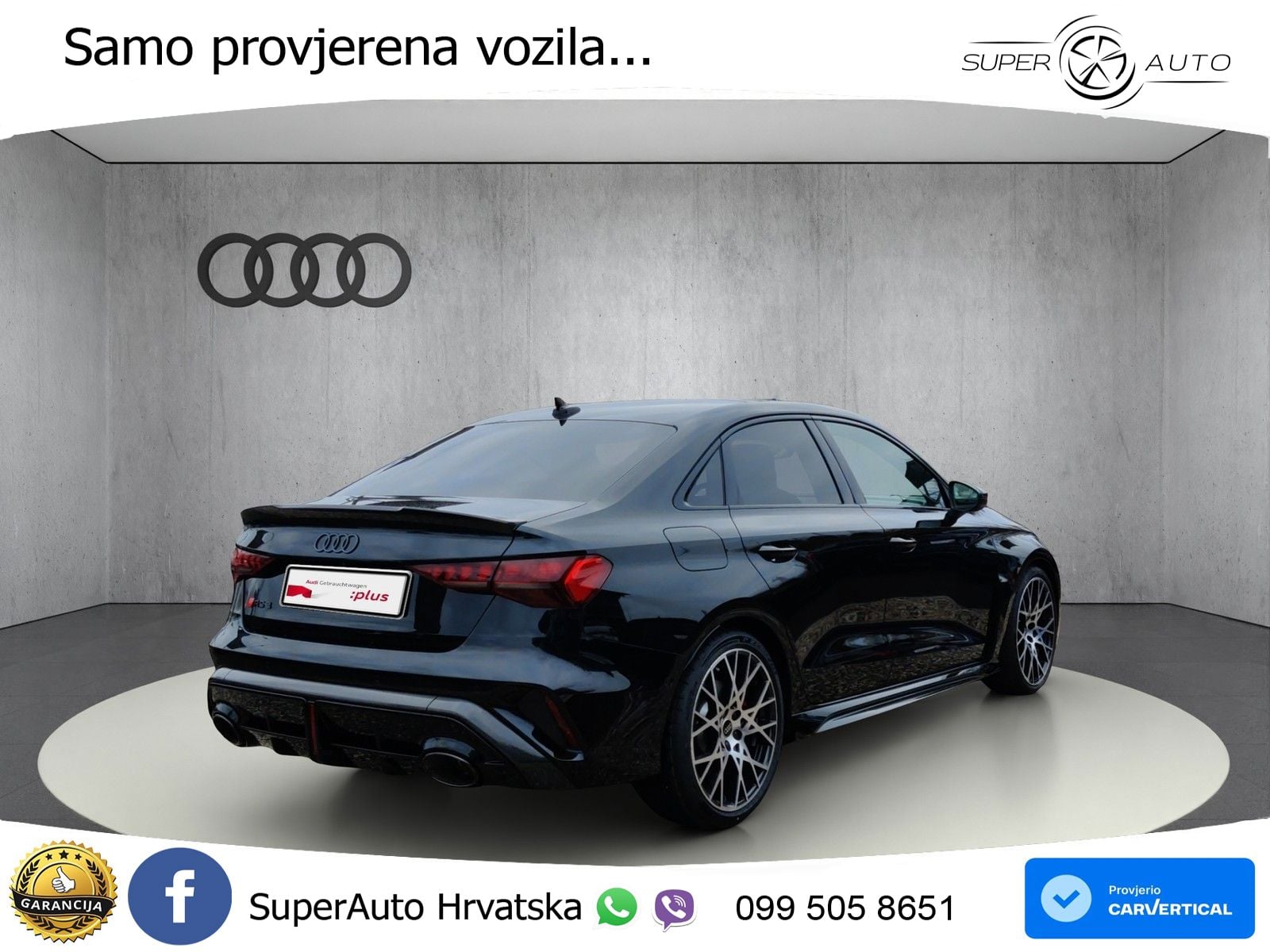 Audi RS3 Sedan 2.5 TFSI (400 KS) quattro S tronic MATRIX+GR SJED+KAM