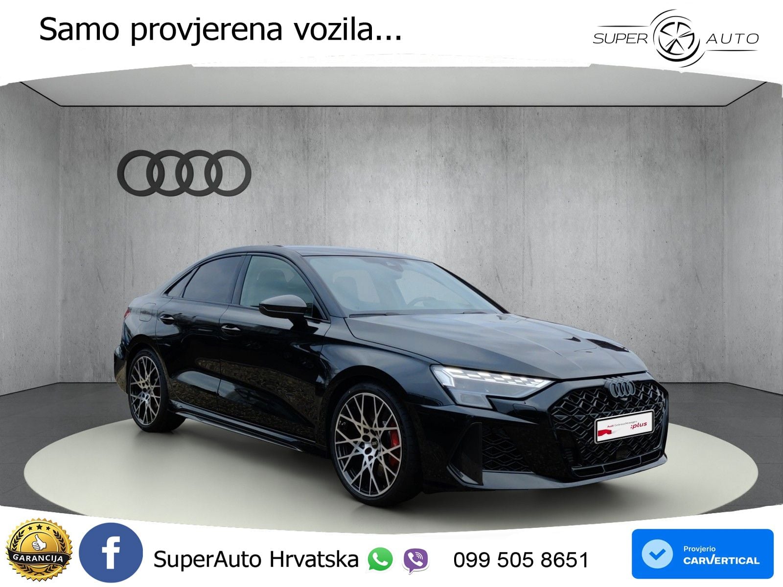 Audi RS3 Sedan 2.5 TFSI (400 KS) quattro S tronic MATRIX+GR SJED+KAM