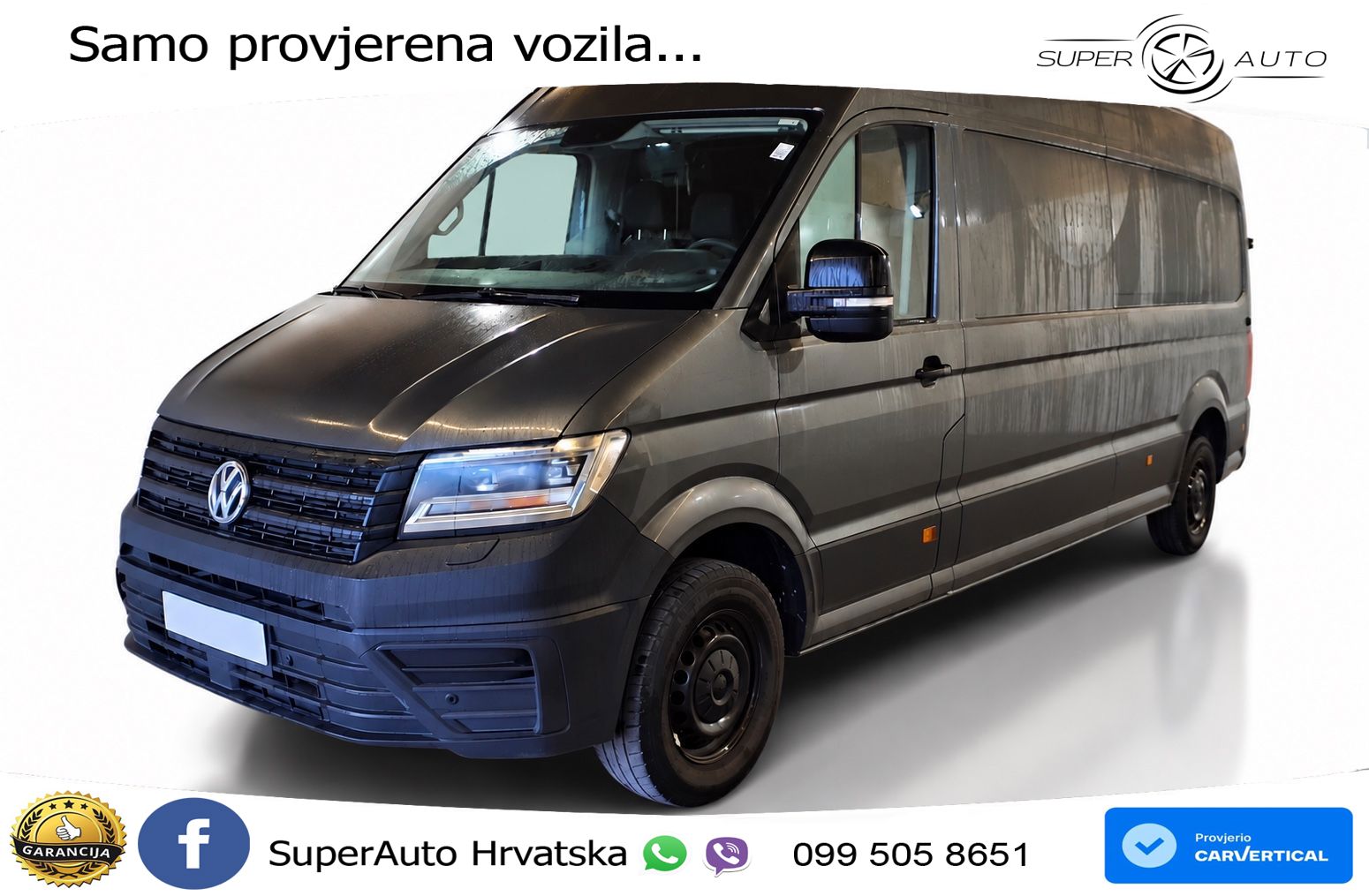 Volkswagen Crafter 35 LANG MAXI KLIMA LED TEMPOMAT KAMERA 140 KS