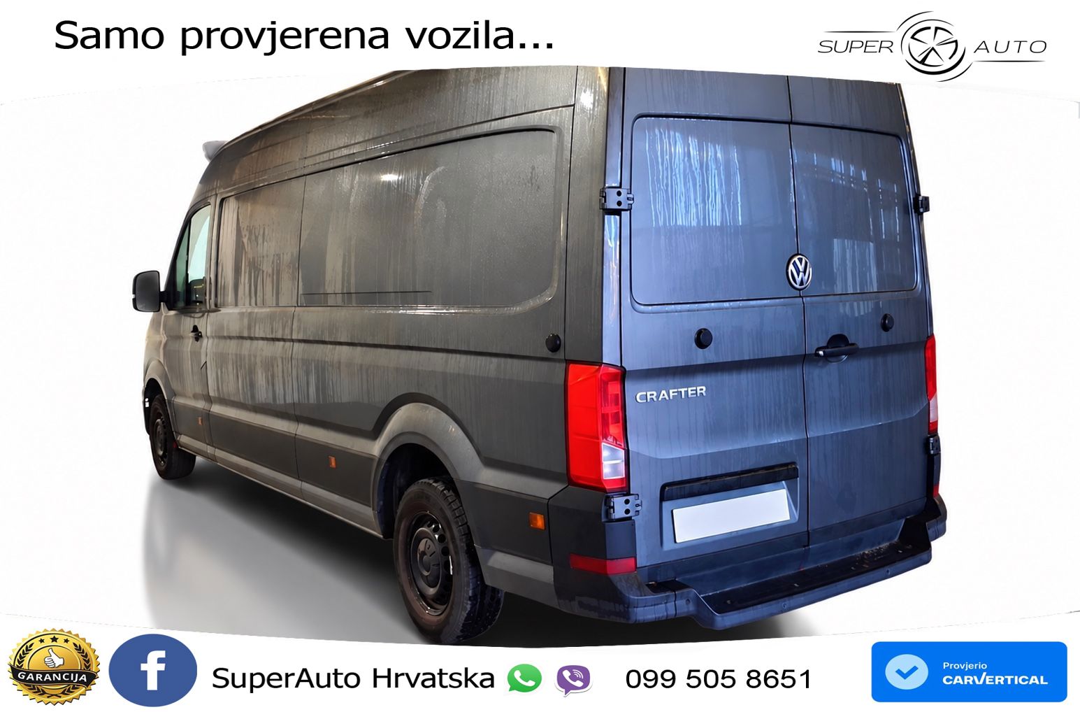 Volkswagen Crafter 35 LANG MAXI KLIMA LED TEMPOMAT KAMERA 140 KS
