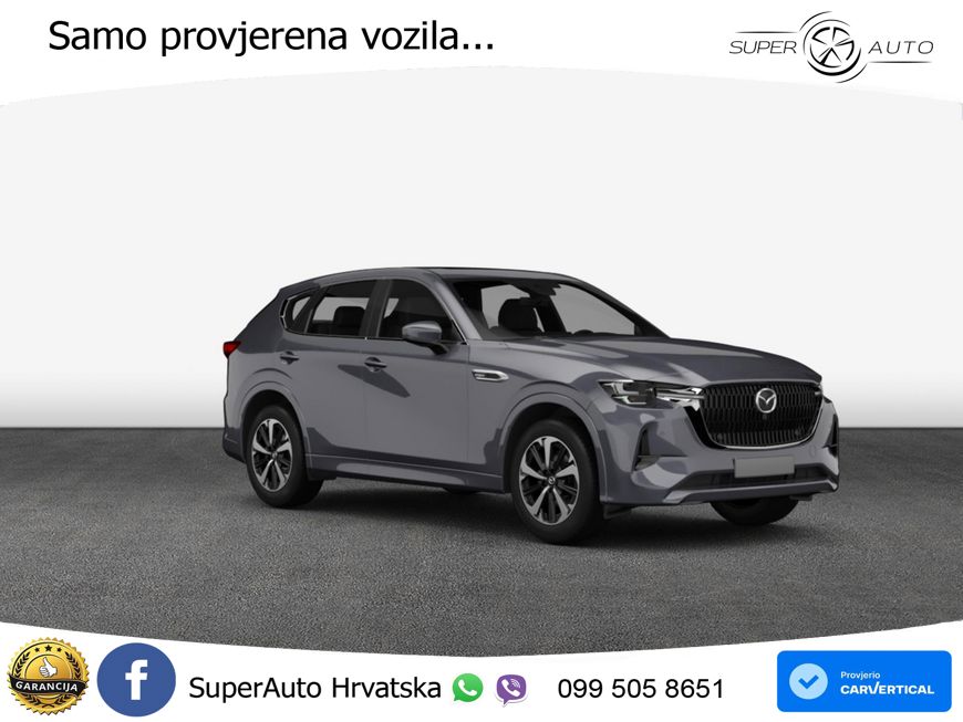 Mazda CX-60 3.3 e-Skyactiv D (254 KS) AWD Automatic LED+GR SJED+ACC
