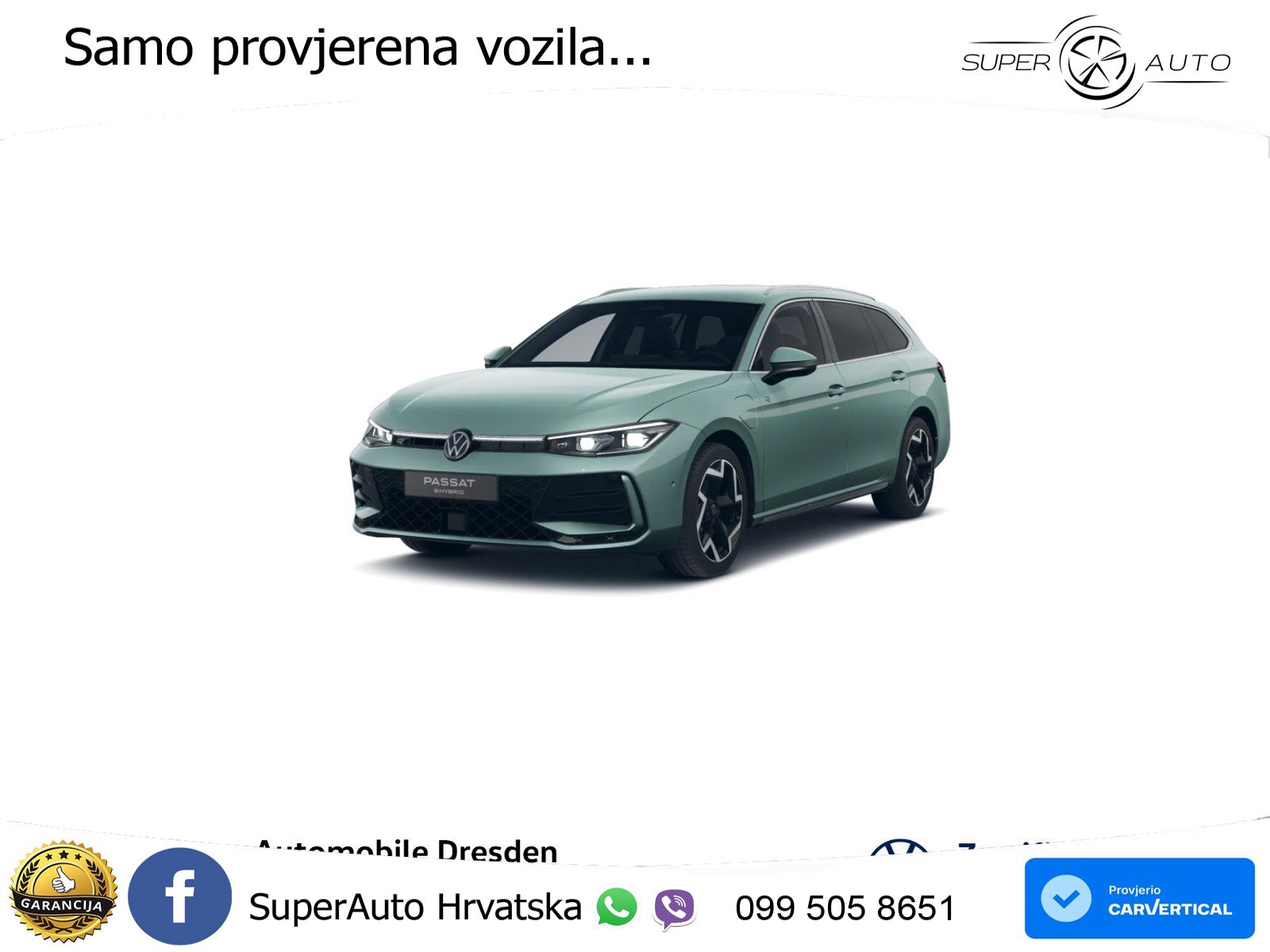 Volkswagen Passat Variant 1.5 TSI (272 KS) eHybrid DSG R-Line LED+GR SJED+ACC