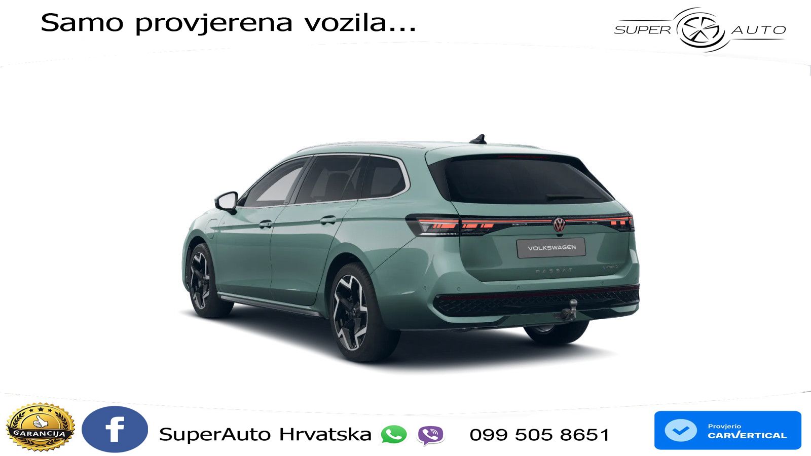 Volkswagen Passat Variant 1.5 TSI (272 KS) eHybrid DSG R-Line LED+GR SJED+ACC
