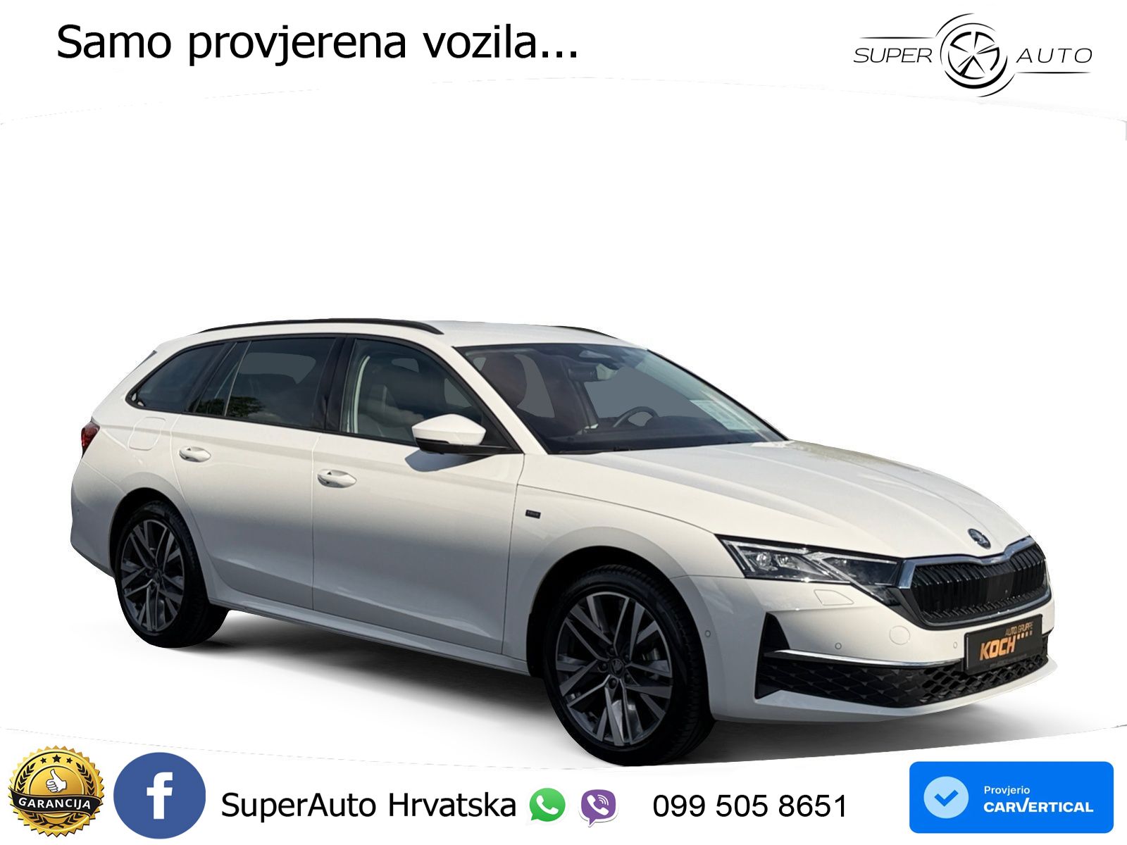 Škoda Octavia Combi 2.0 TDI (150 KS) DSG LED+GR SJED+ACC