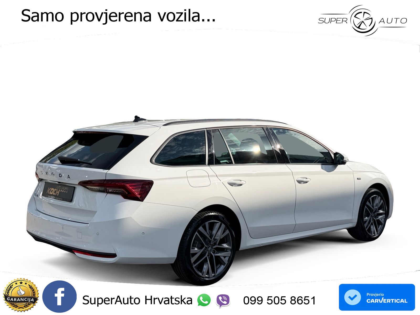 Škoda Octavia Combi 2.0 TDI (150 KS) DSG LED+GR SJED+ACC