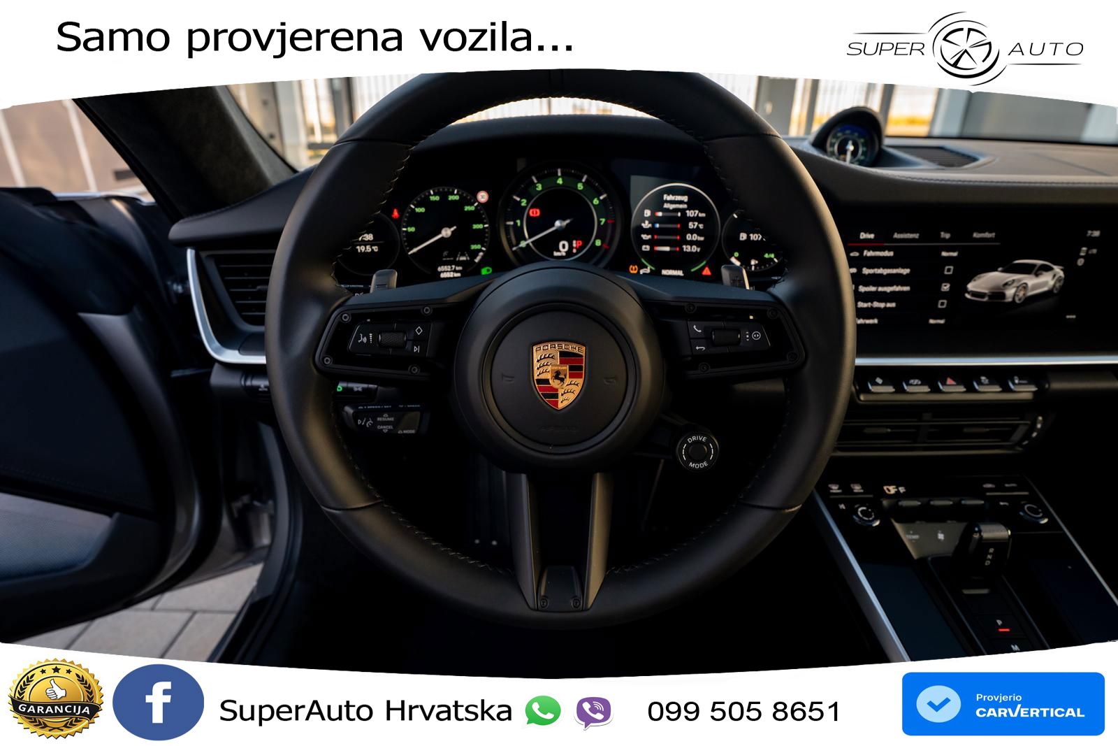 Porsche 911 Turbo S 3.8 (650 KS) PDK MATRIX+GR SJED+KAM