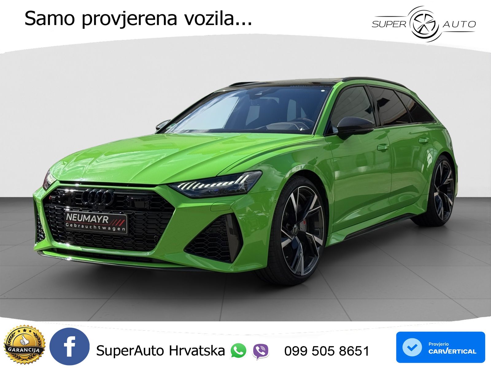 Audi RS6 Avant 4.0 TFSI V8 (600 KS) quattro Tiptronic LED+GR SJED+ACC