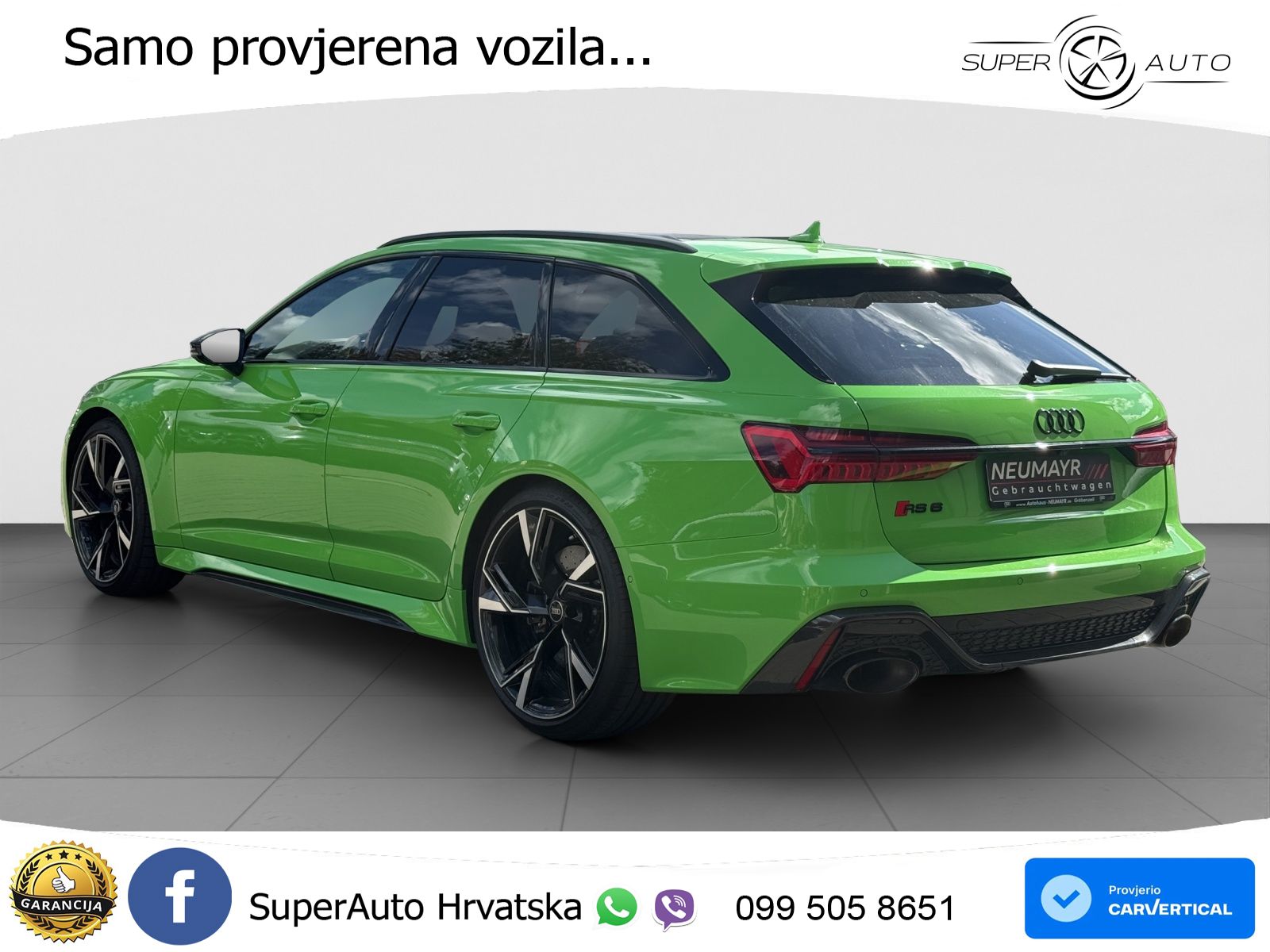 Audi RS6 Avant 4.0 TFSI V8 (600 KS) quattro Tiptronic LED+GR SJED+ACC
