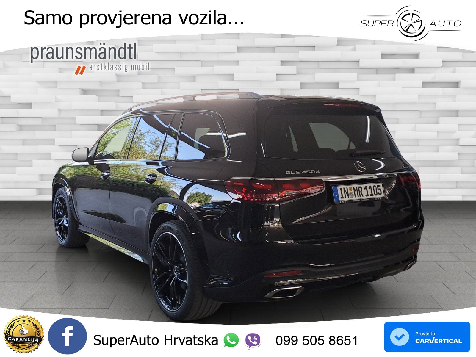 Mercedes-Benz GLS GLS 450d EQ Boost 4MATIC 9G-TRONIC AMG ZRAČNI+ACC+GR SJED+360+PANO