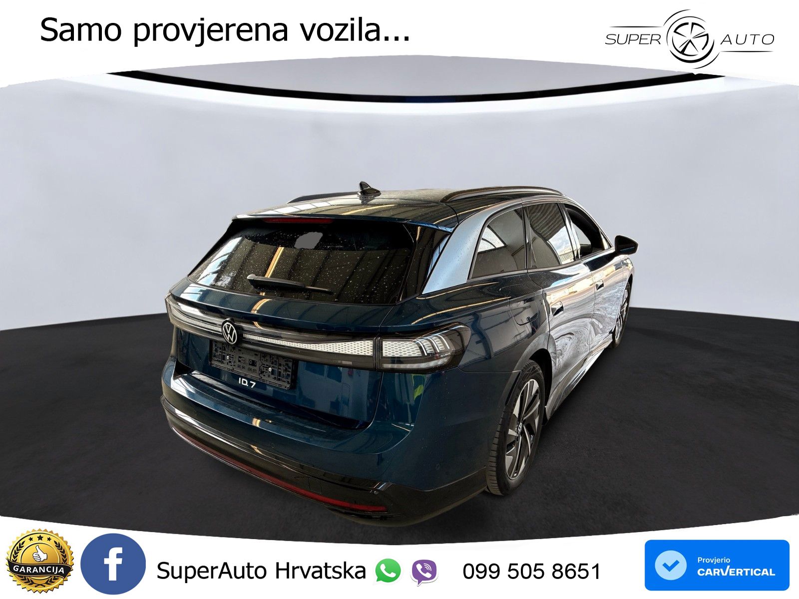 Volkswagen ID.7 Pro 82 kWh (286 KS)