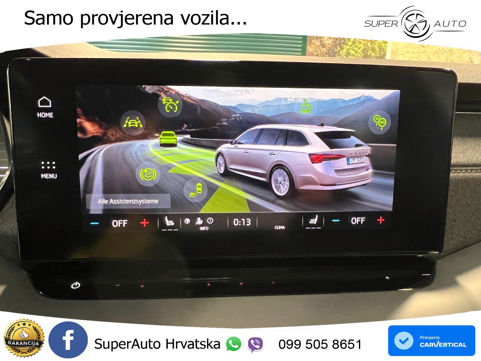 Škoda Octavia Combi 2.0 TDI (150 KS) DSG LED+GR SJED+ACC