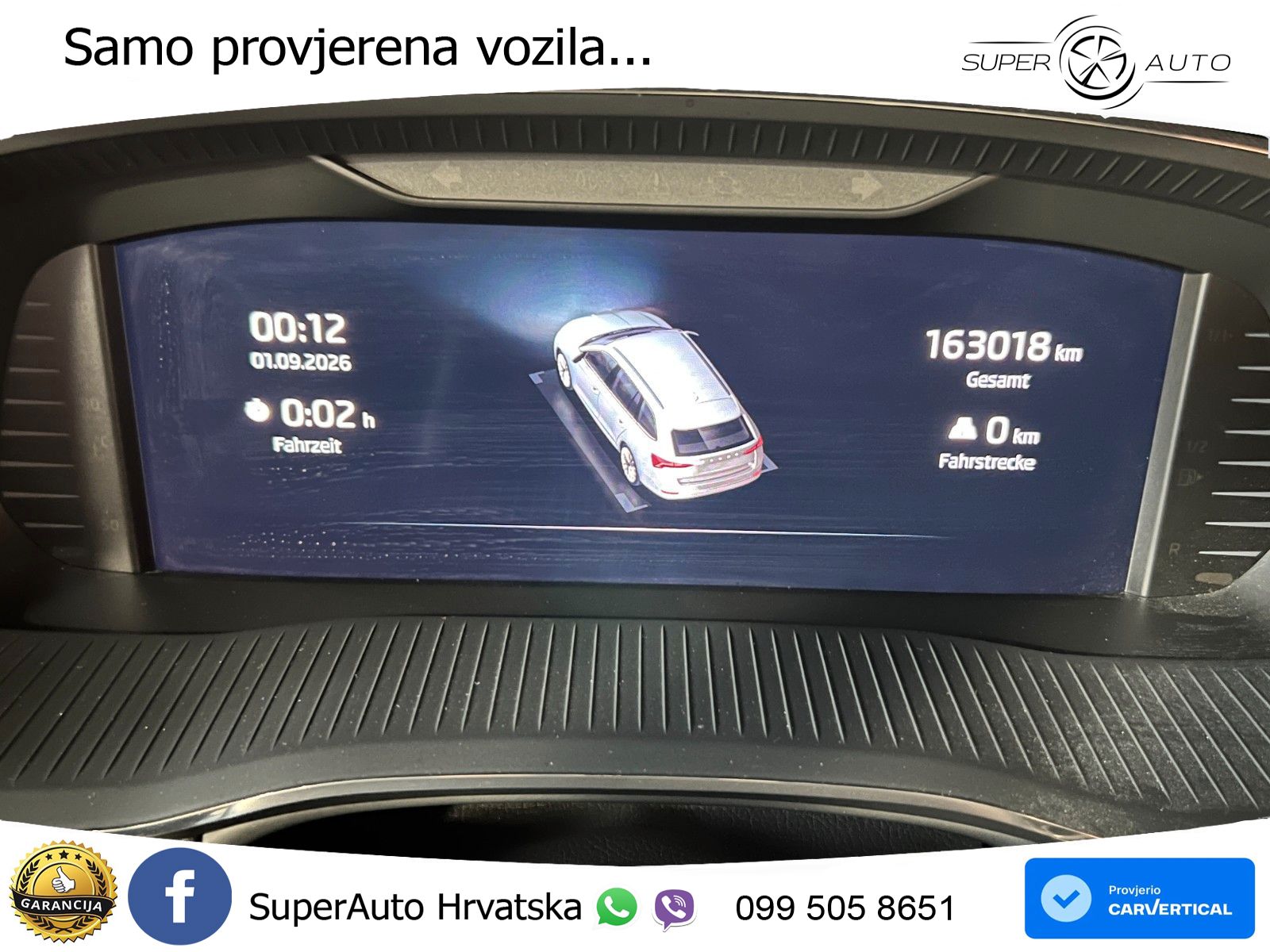 Škoda Octavia Combi 2.0 TDI (150 KS) DSG LED+GR SJED+ACC