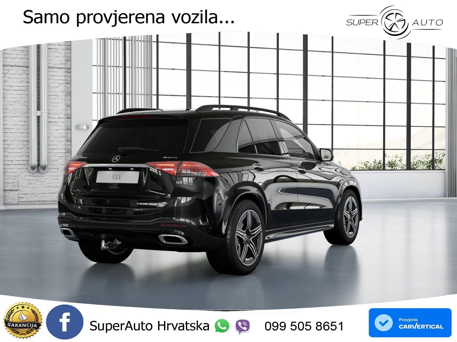 Mercedes GLE 450d (367 KS) EQ Boost 4MATIC 9G-TRONIC AMG ZRAČNI+ACC+GR SJED+KAM+PANO
