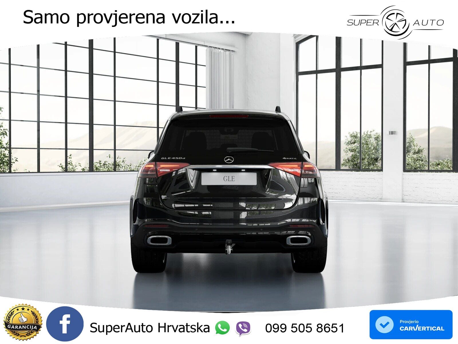 Mercedes GLE 450d (367 KS) EQ Boost 4MATIC 9G-TRONIC AMG ZRAČNI+ACC+GR SJED+KAM+PANO