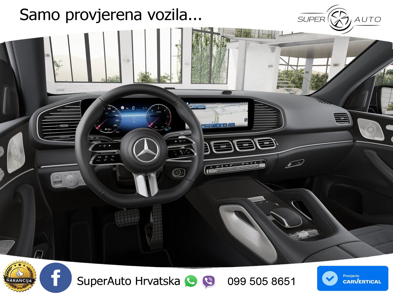 Mercedes GLE 450d (367 KS) EQ Boost 4MATIC 9G-TRONIC AMG ZRAČNI+ACC+GR SJED+KAM+PANO