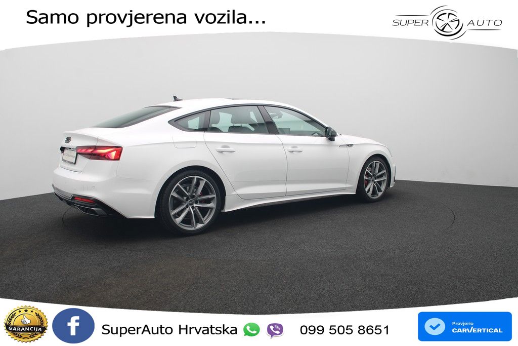 Audi A5 Sportback  40 TFSI (204 KS) S tronic S line MATRIX+GR SJED+KAM