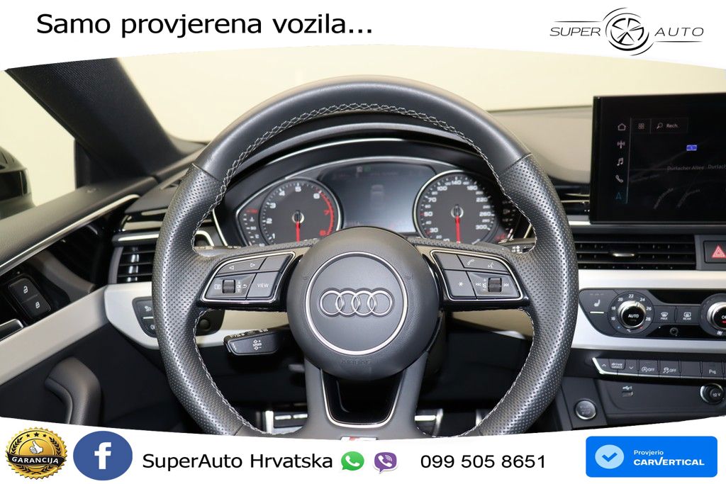 Audi A5 Sportback  40 TFSI (204 KS) S tronic S line MATRIX+GR SJED+KAM