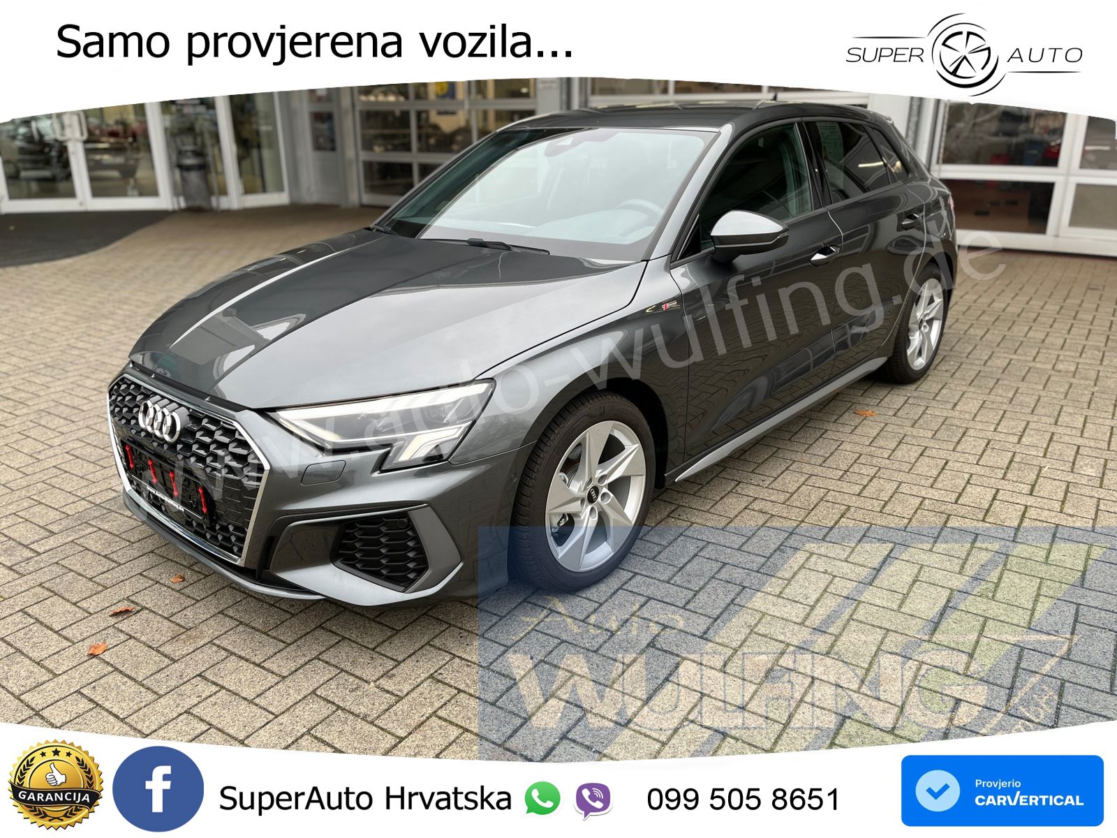 Audi A3 35 TDI (150 KS) S tronic S line LED+GR SJED+ACC