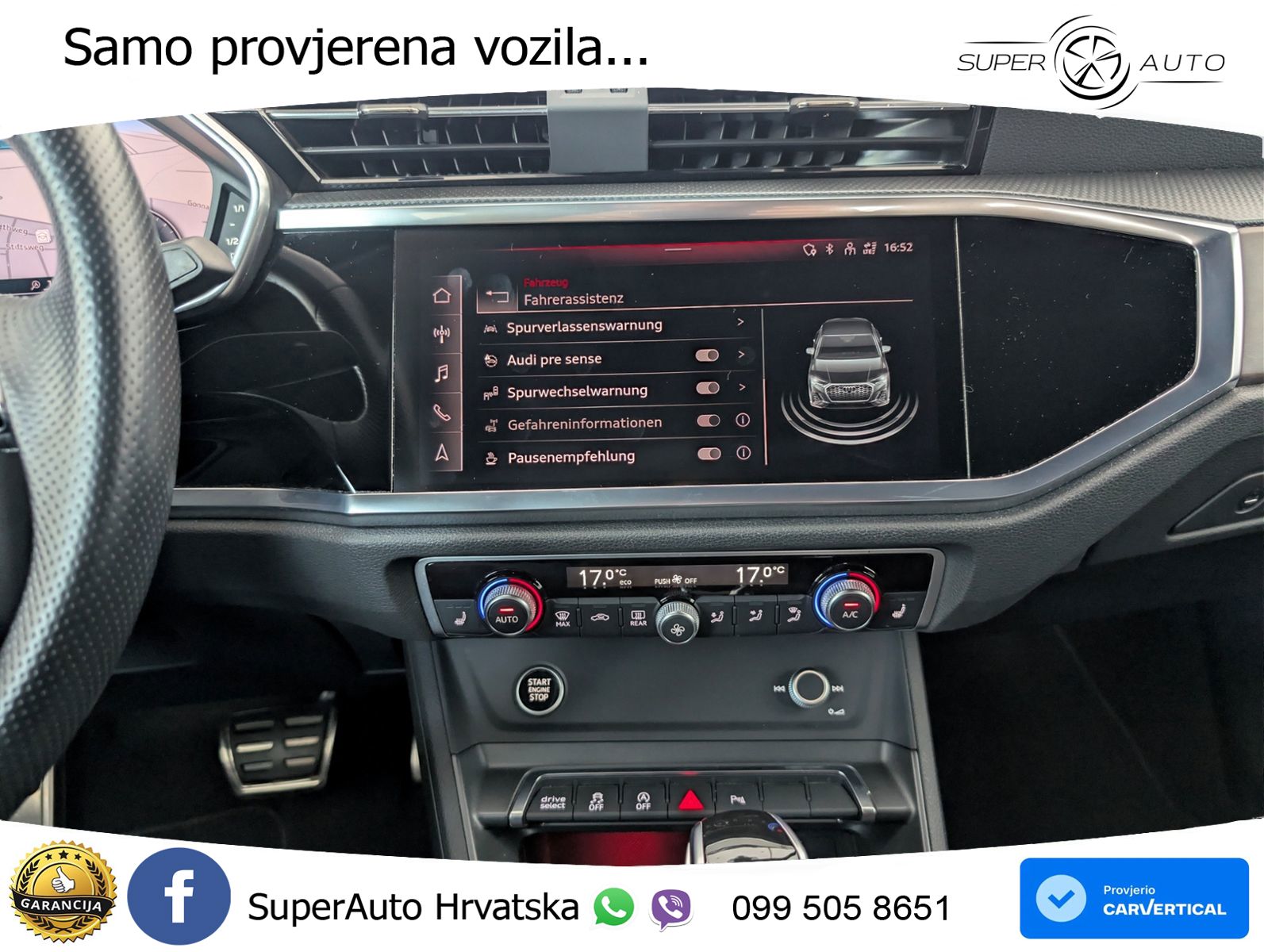 Audi Q3 Sportback 40 TDI (200 KS) quattro S tronic LED+GR SJED+ACC