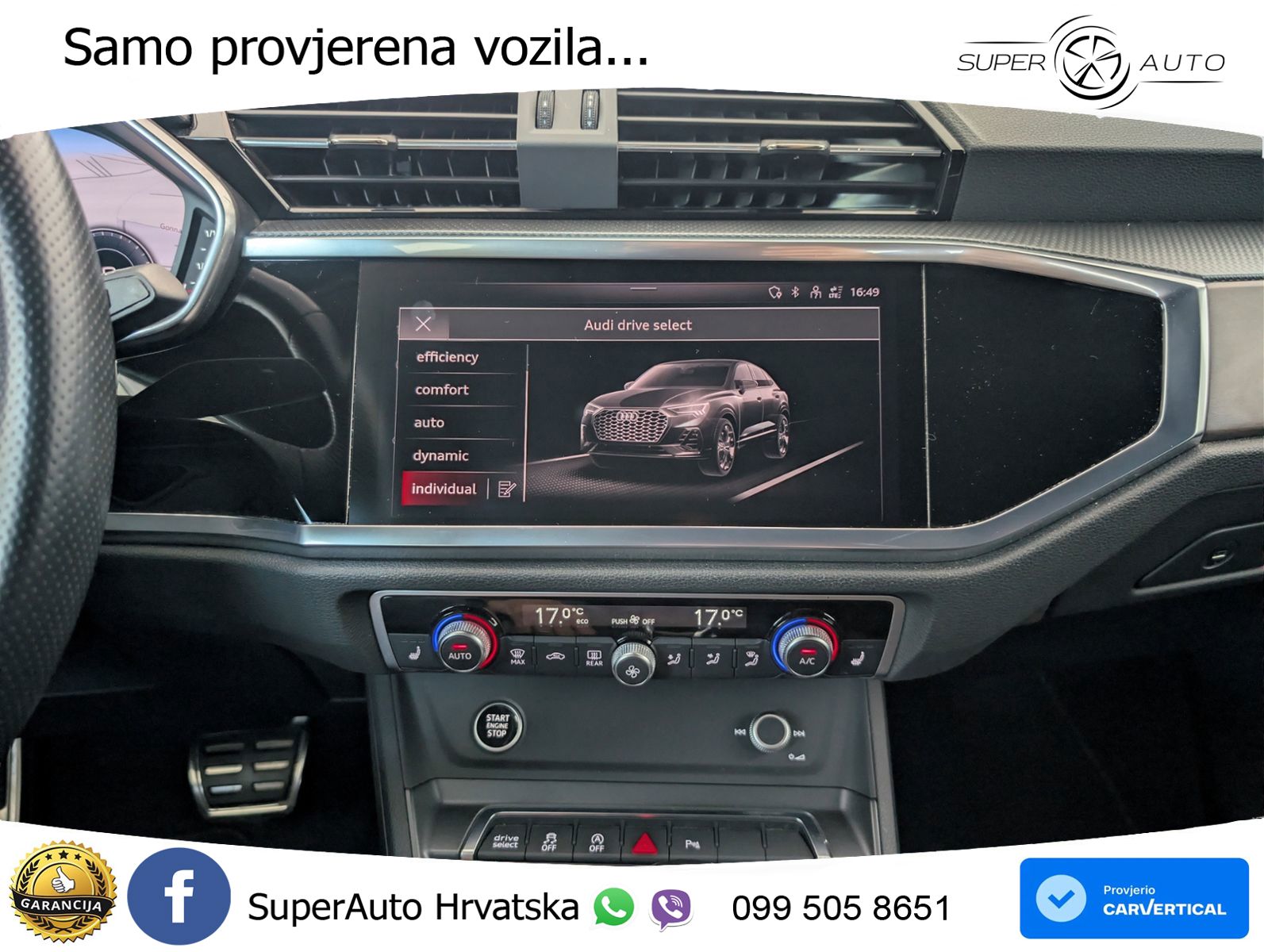 Audi Q3 Sportback 40 TDI (200 KS) quattro S tronic LED+GR SJED+ACC