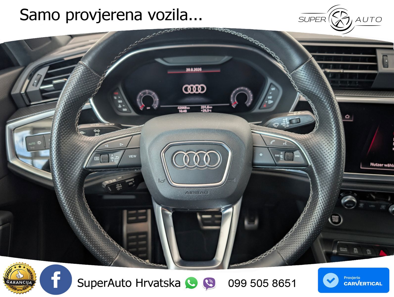 Audi Q3 Sportback 40 TDI (200 KS) quattro S tronic LED+GR SJED+ACC