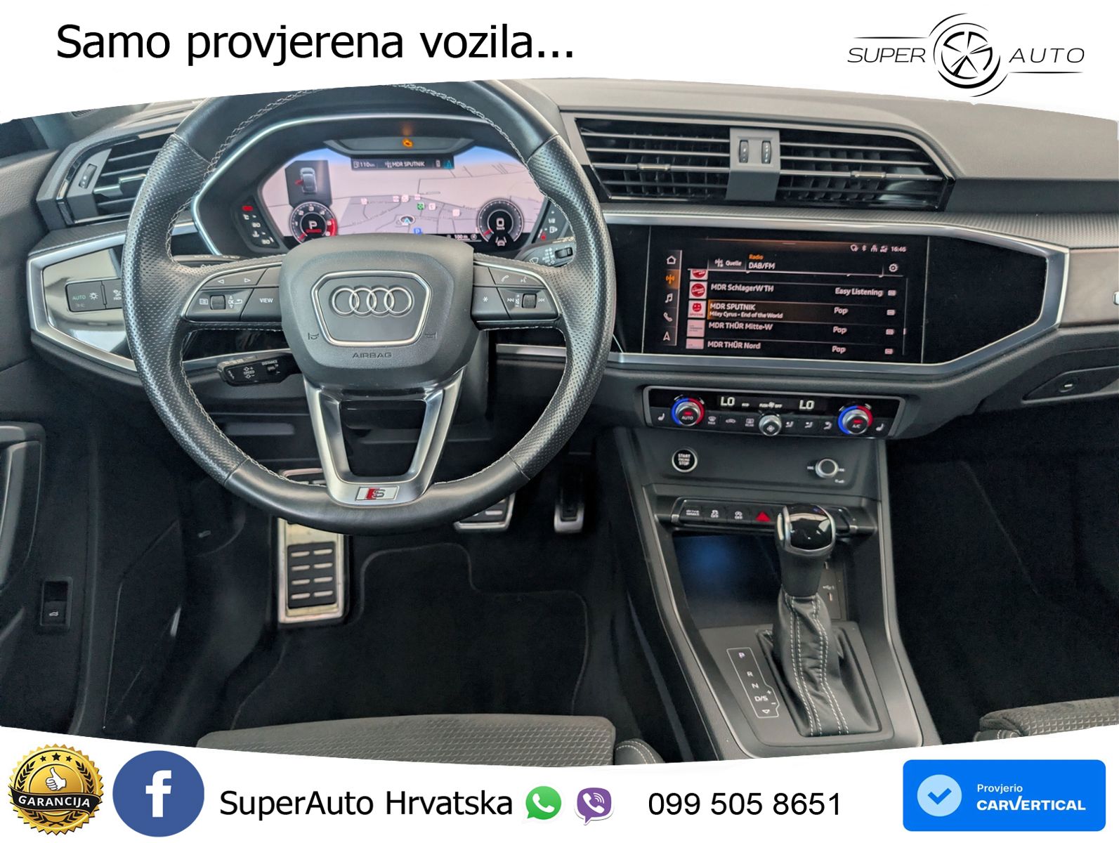 Audi Q3 Sportback 40 TDI (200 KS) quattro S tronic LED+GR SJED+ACC