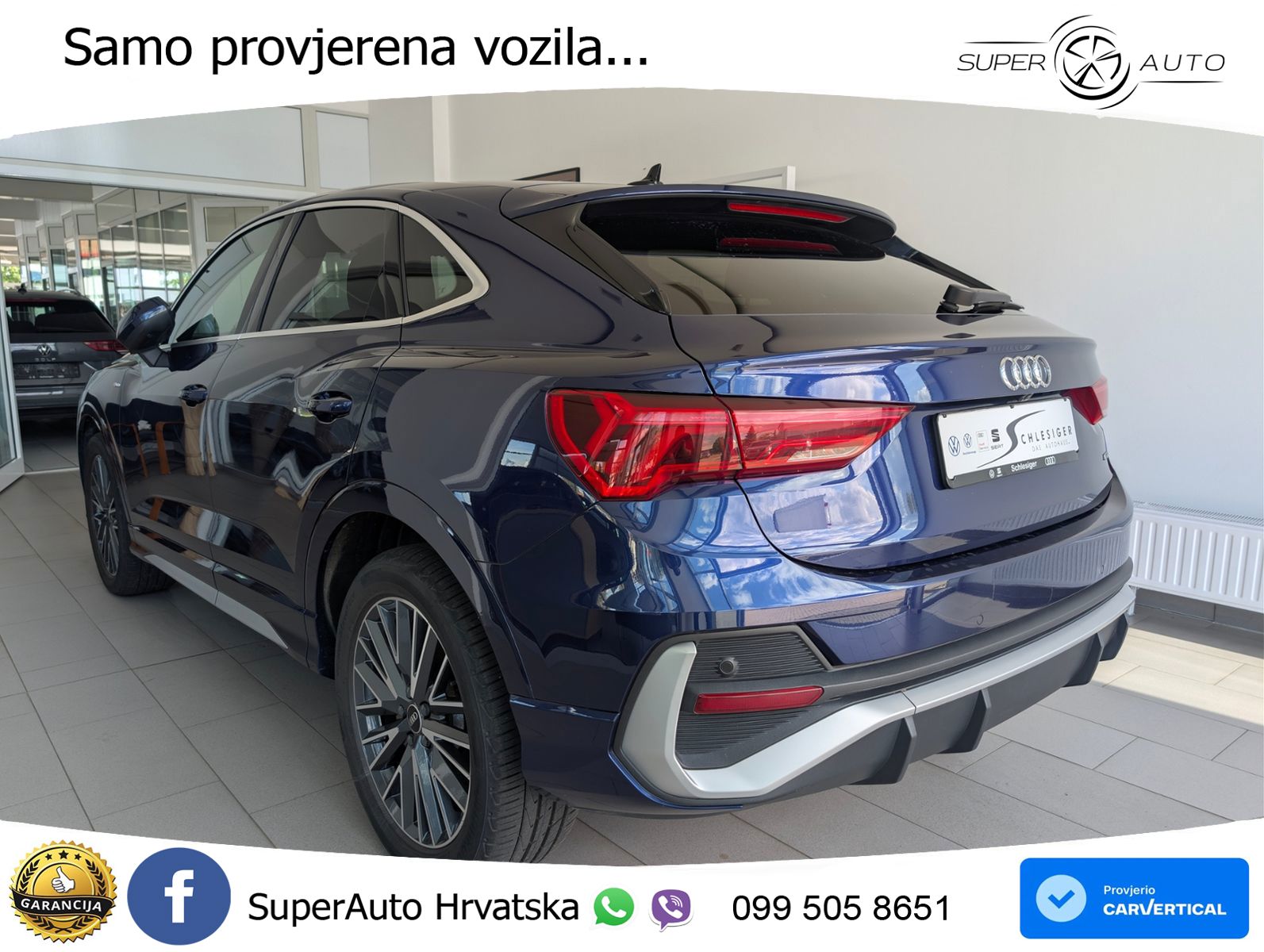 Audi Q3 Sportback 40 TDI (200 KS) quattro S tronic LED+GR SJED+ACC