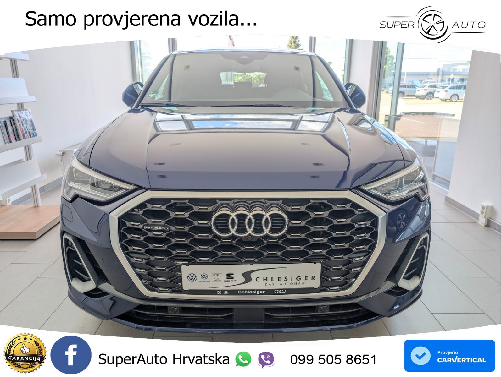 Audi Q3 Sportback 40 TDI (200 KS) quattro S tronic LED+GR SJED+ACC