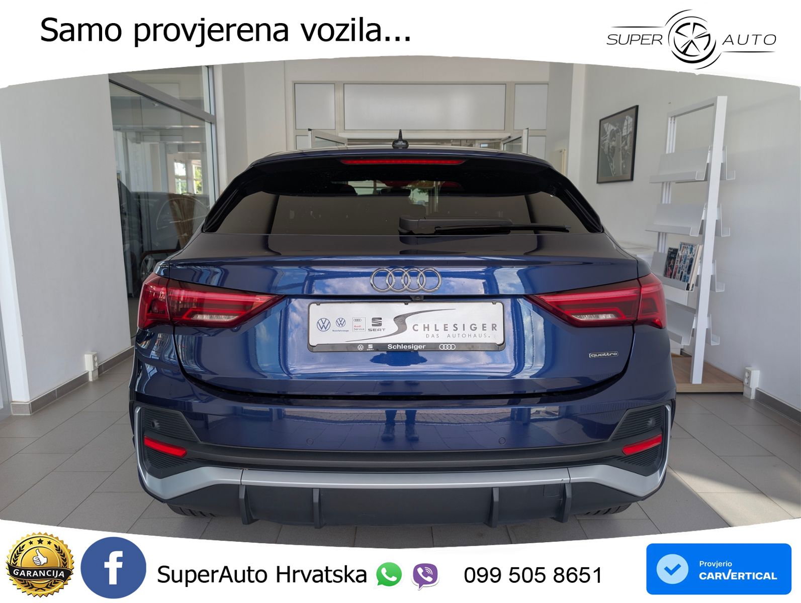 Audi Q3 Sportback 40 TDI (200 KS) quattro S tronic LED+GR SJED+ACC