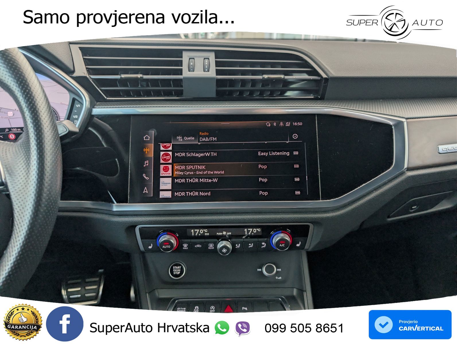 Audi Q3 Sportback 40 TDI (200 KS) quattro S tronic LED+GR SJED+ACC