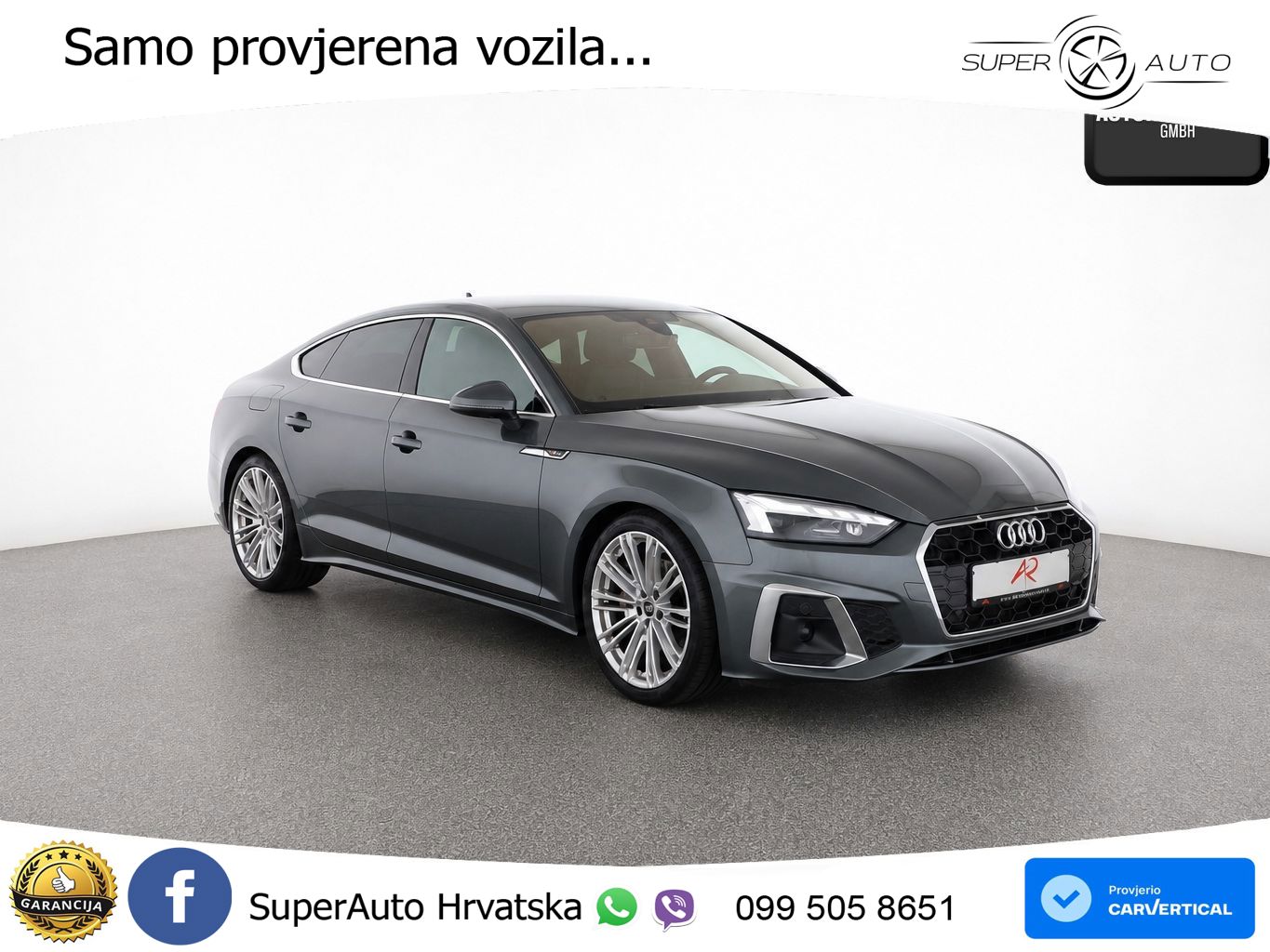 Audi A5 Sportback 40 TDI (204 KS) S tronic S line MATRIX+GR SJED+KAM