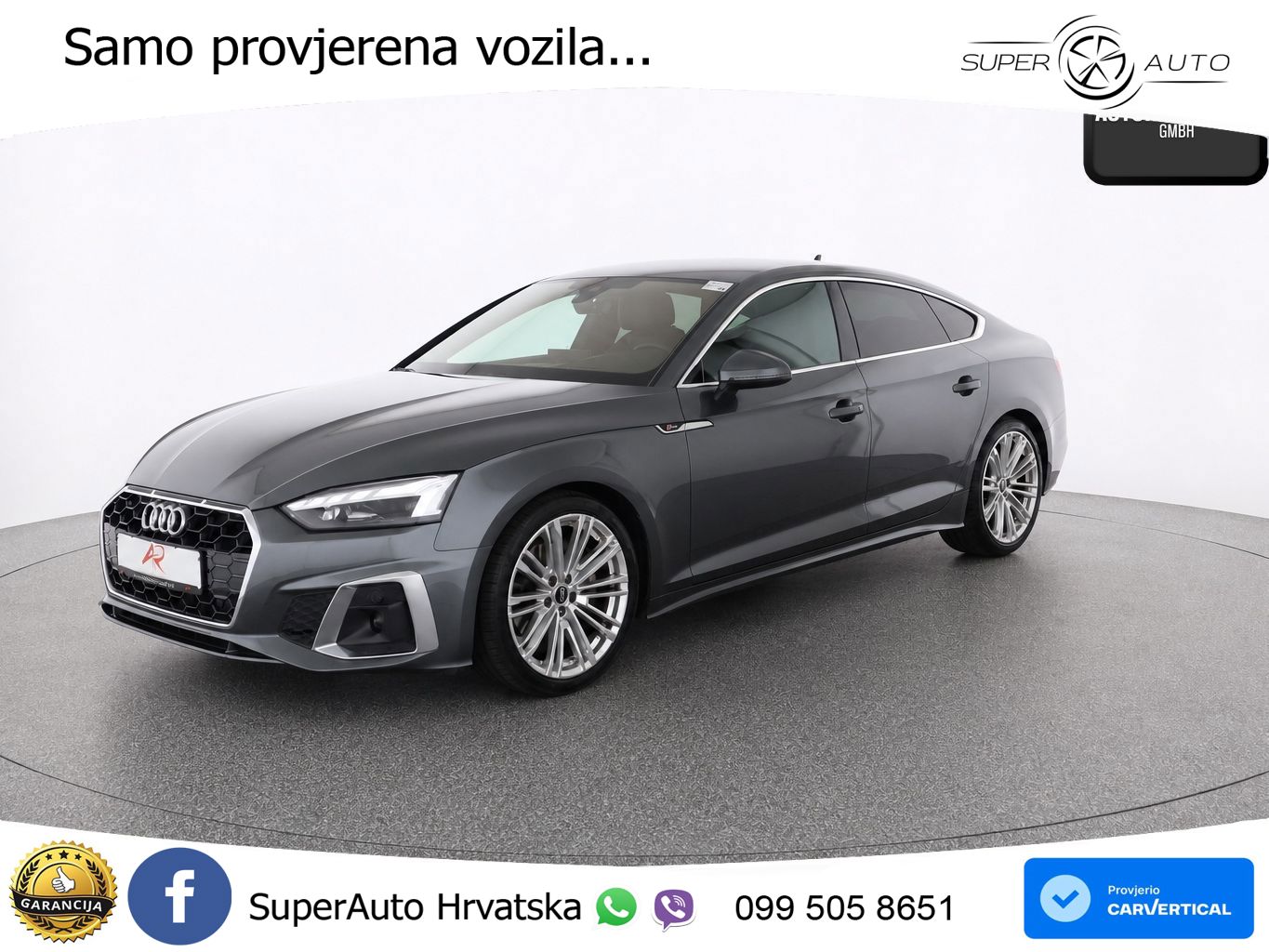Audi A5 Sportback 40 TDI (204 KS) S tronic S line MATRIX+GR SJED+KAM