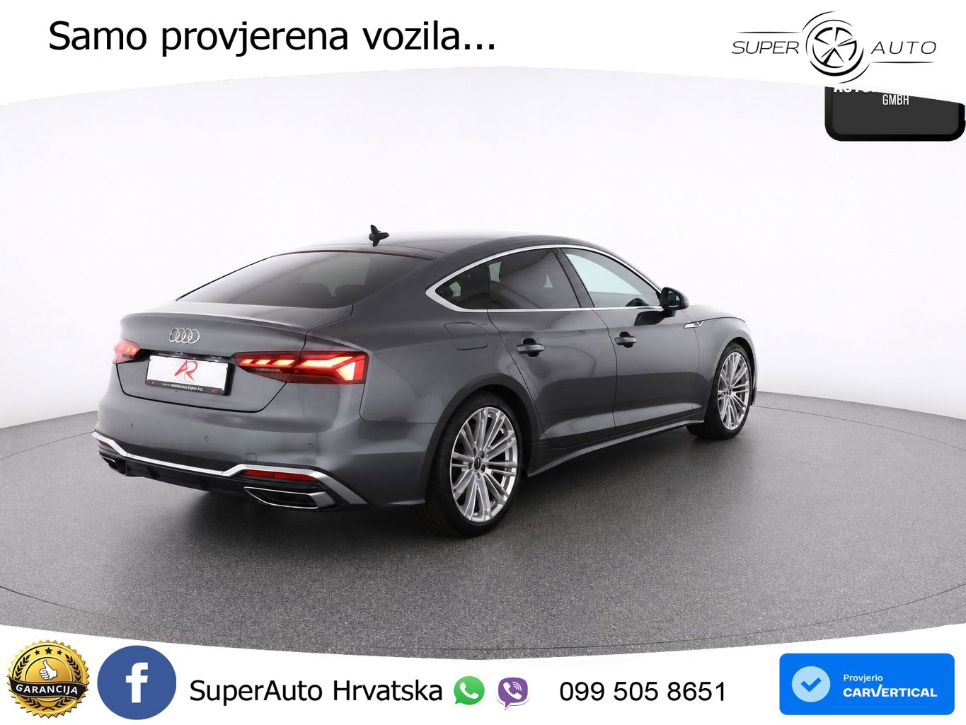 Audi A5 Sportback 40 TDI (204 KS) S tronic S line MATRIX+GR SJED+KAM