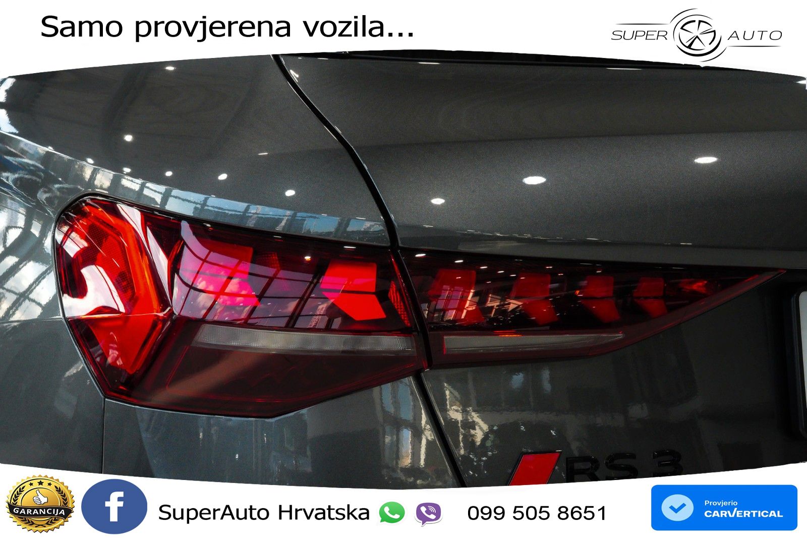 Audi RS3 Sedan 2.5 TFSI (400 KS) quattro S tronic LED+GR SJED+ACC