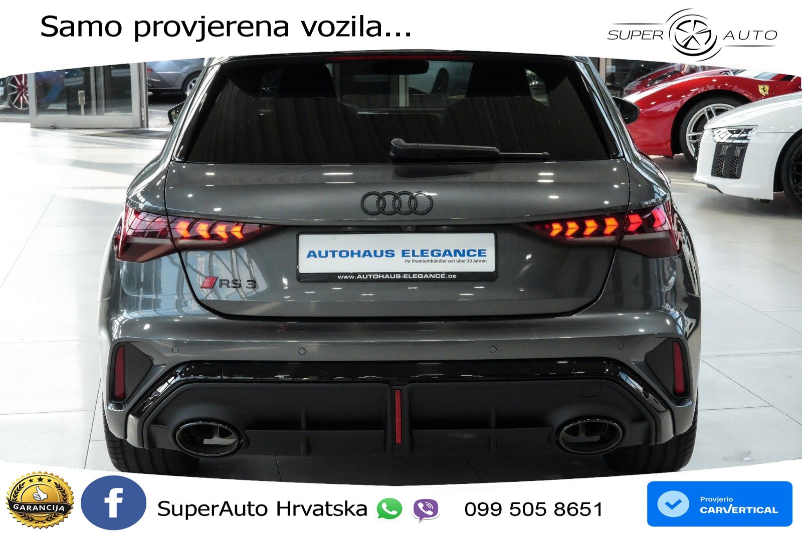 Audi RS3 Sedan 2.5 TFSI (400 KS) quattro S tronic LED+GR SJED+ACC
